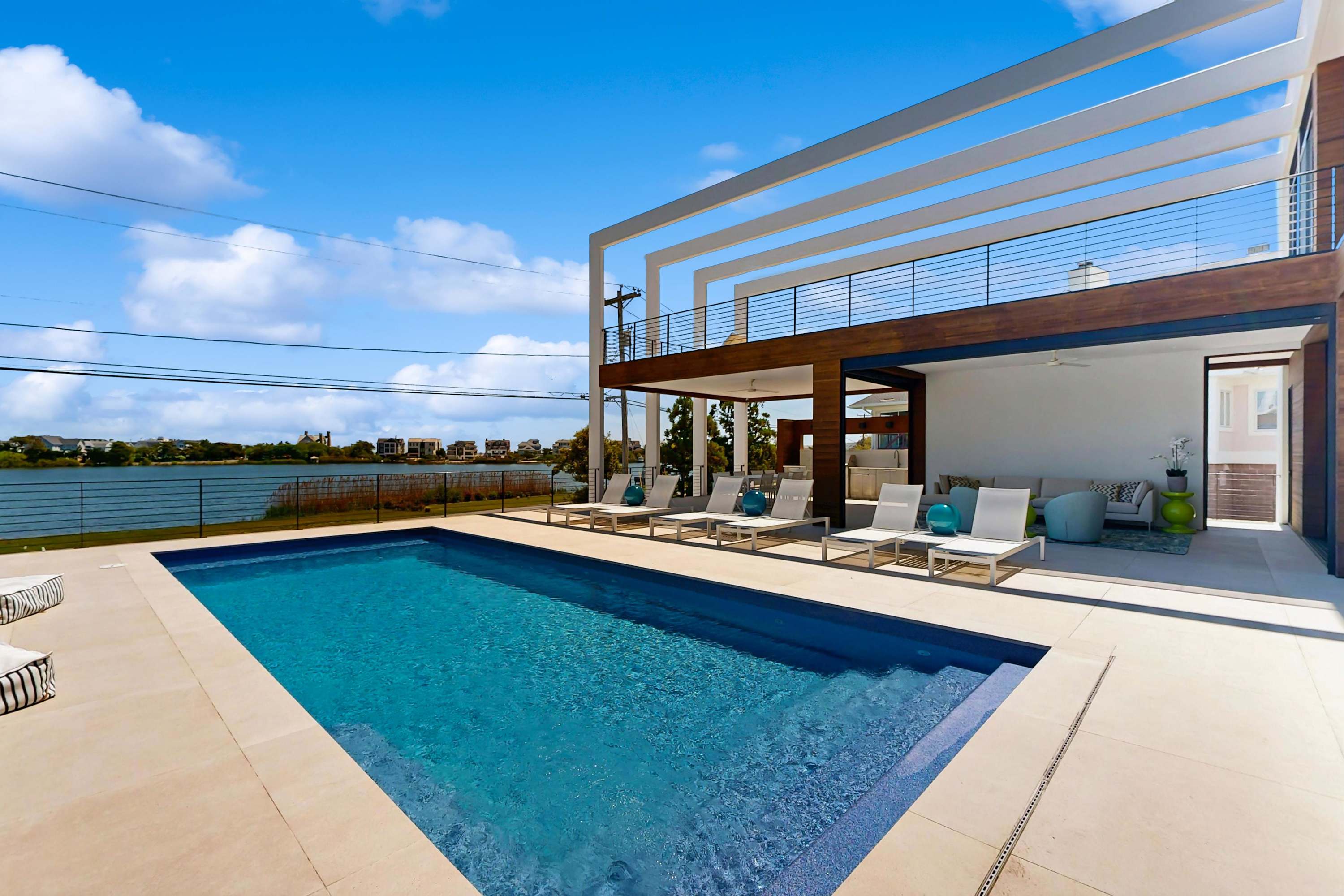 7 Bedroom Waterfront Rehoboth beach house with private pool