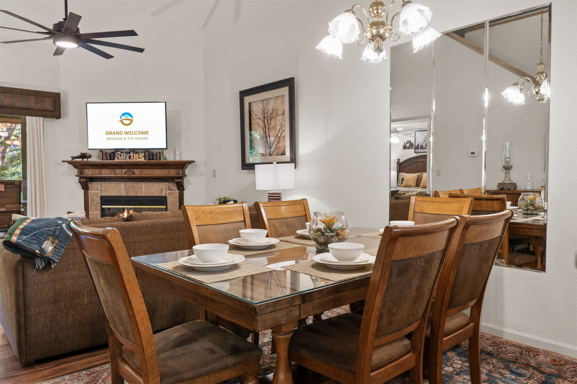Make mealtime memories together at the dining table, seating 6​