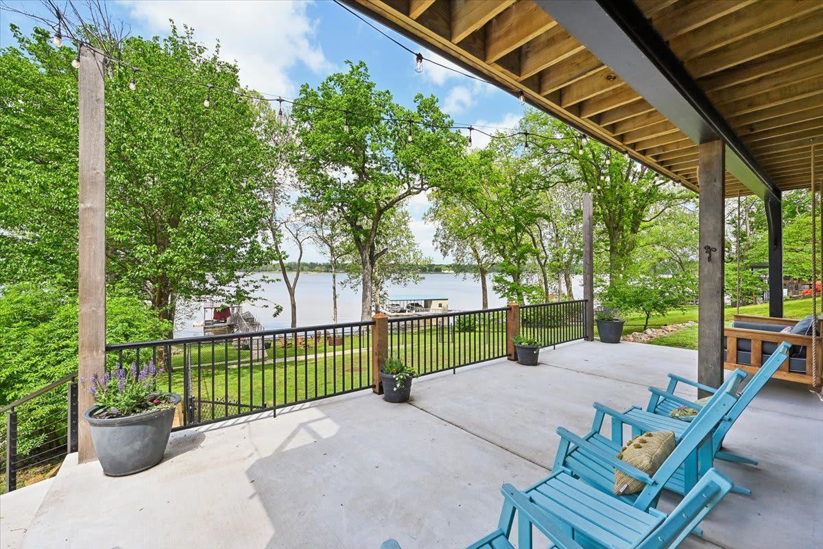 Patio under the deck