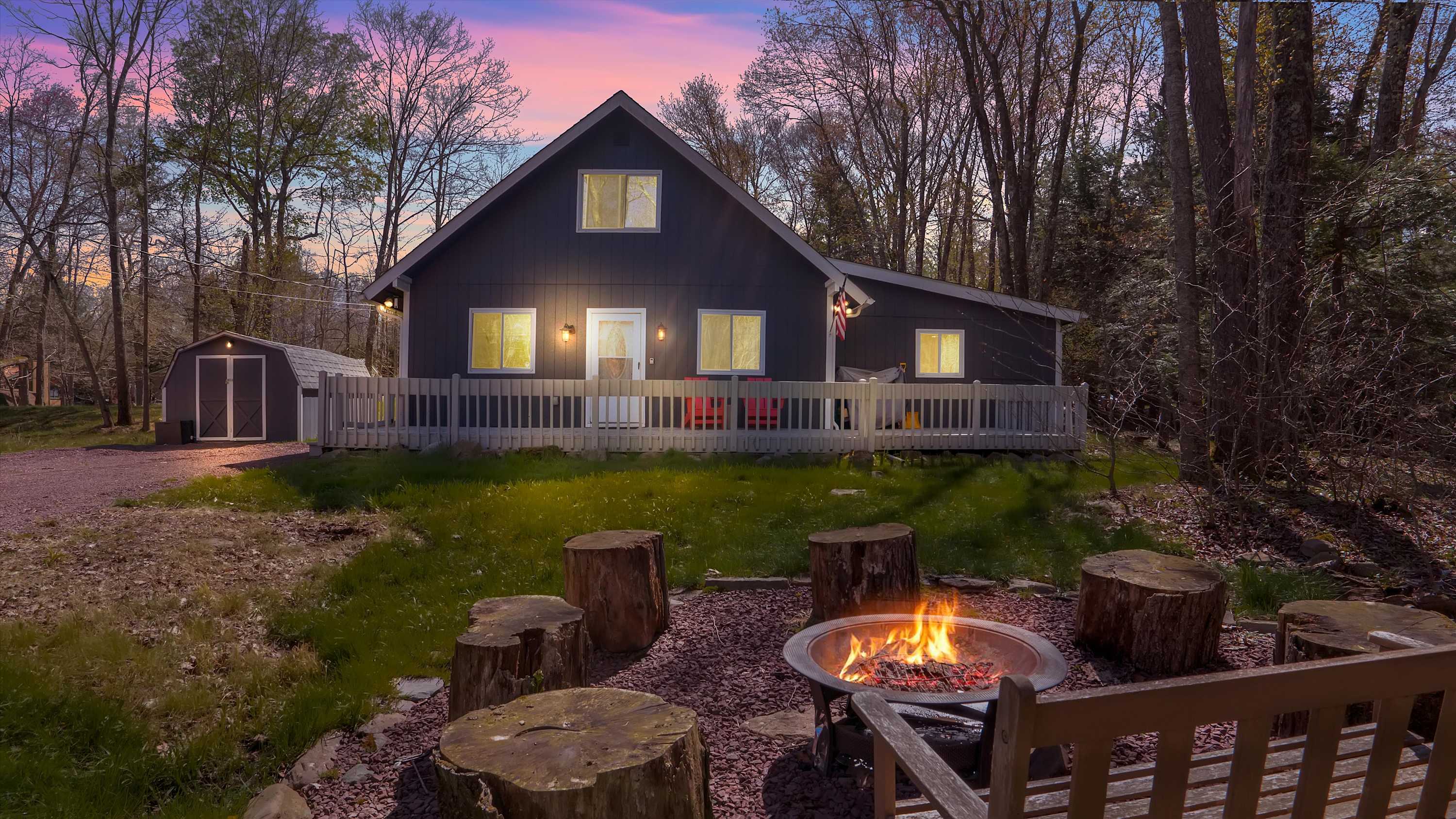 Pocono Lake Chalet | Hot Tub | Fire Pit | Patio