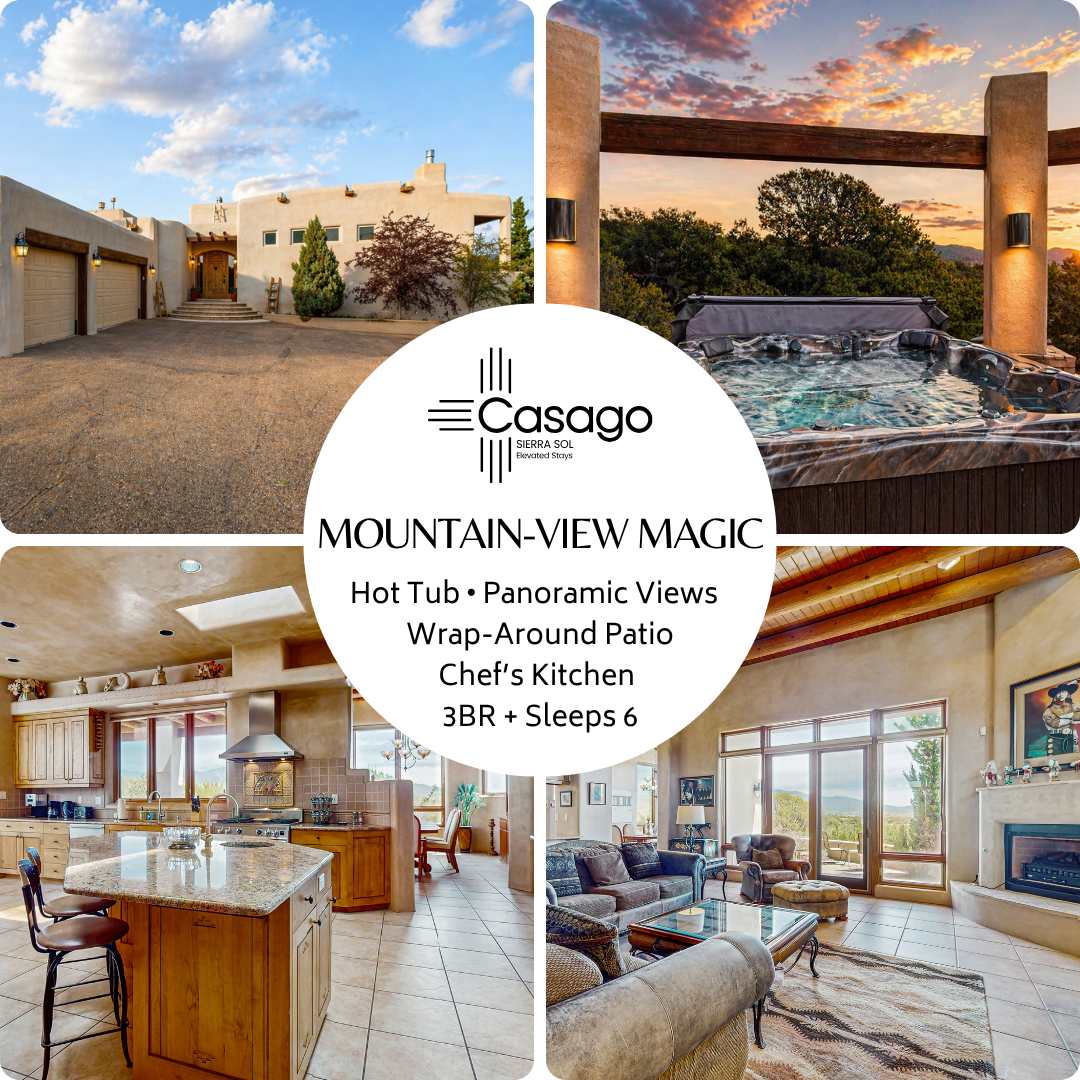 Mountain-view Magic - Huge Views, Hot Tub & Patio - Santa Fe, NM