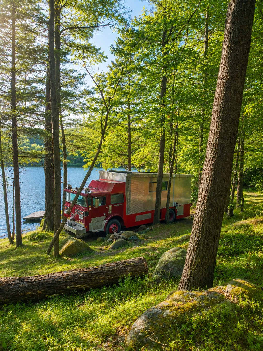 Unique Fire Truck Cabin in Parry Sound #50