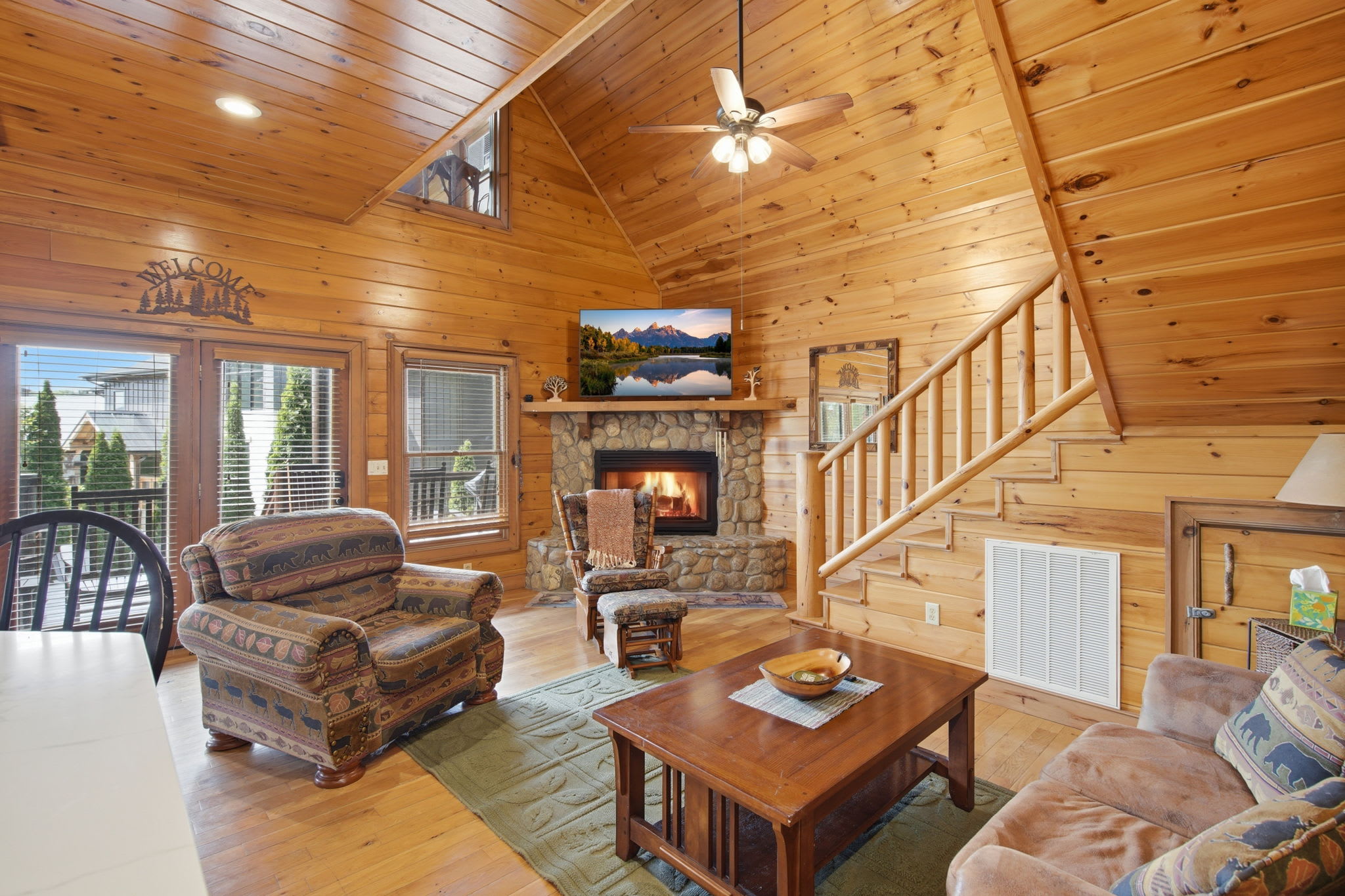 Blue Ridge beauty meets cabin comfort