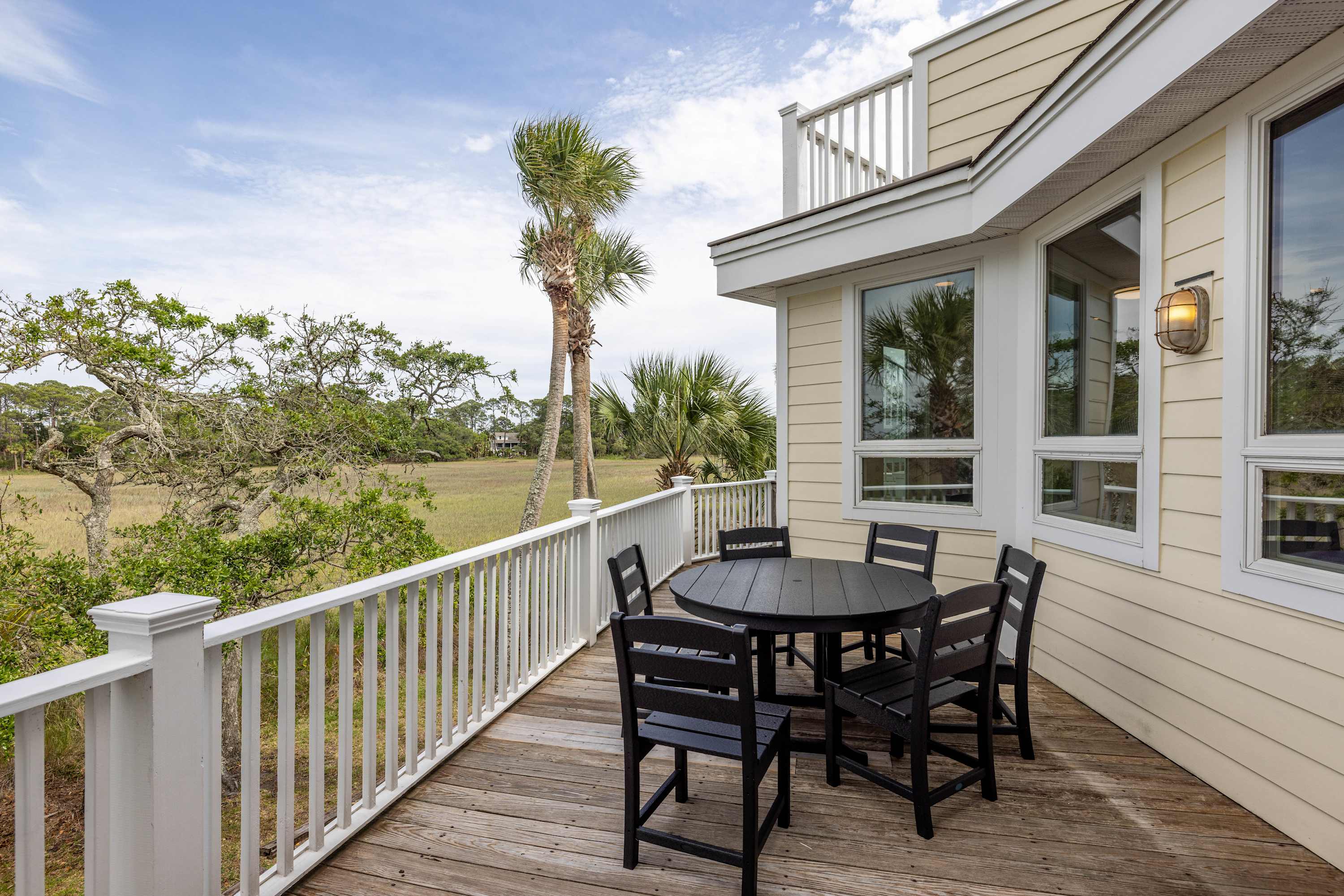 First Level Balcony off of Living Room