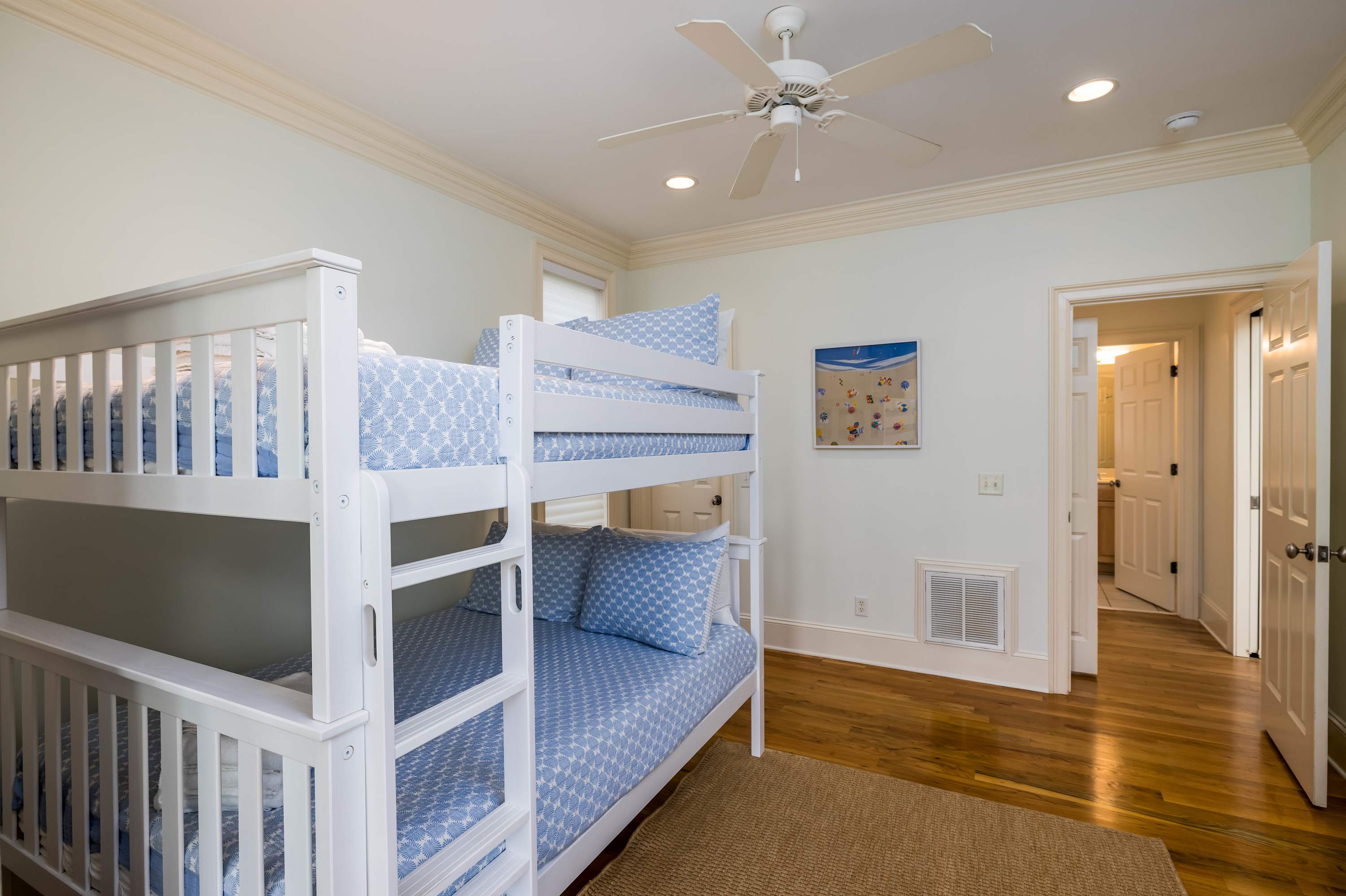 1st Level Bedroom with Double over Double Bunkbed
