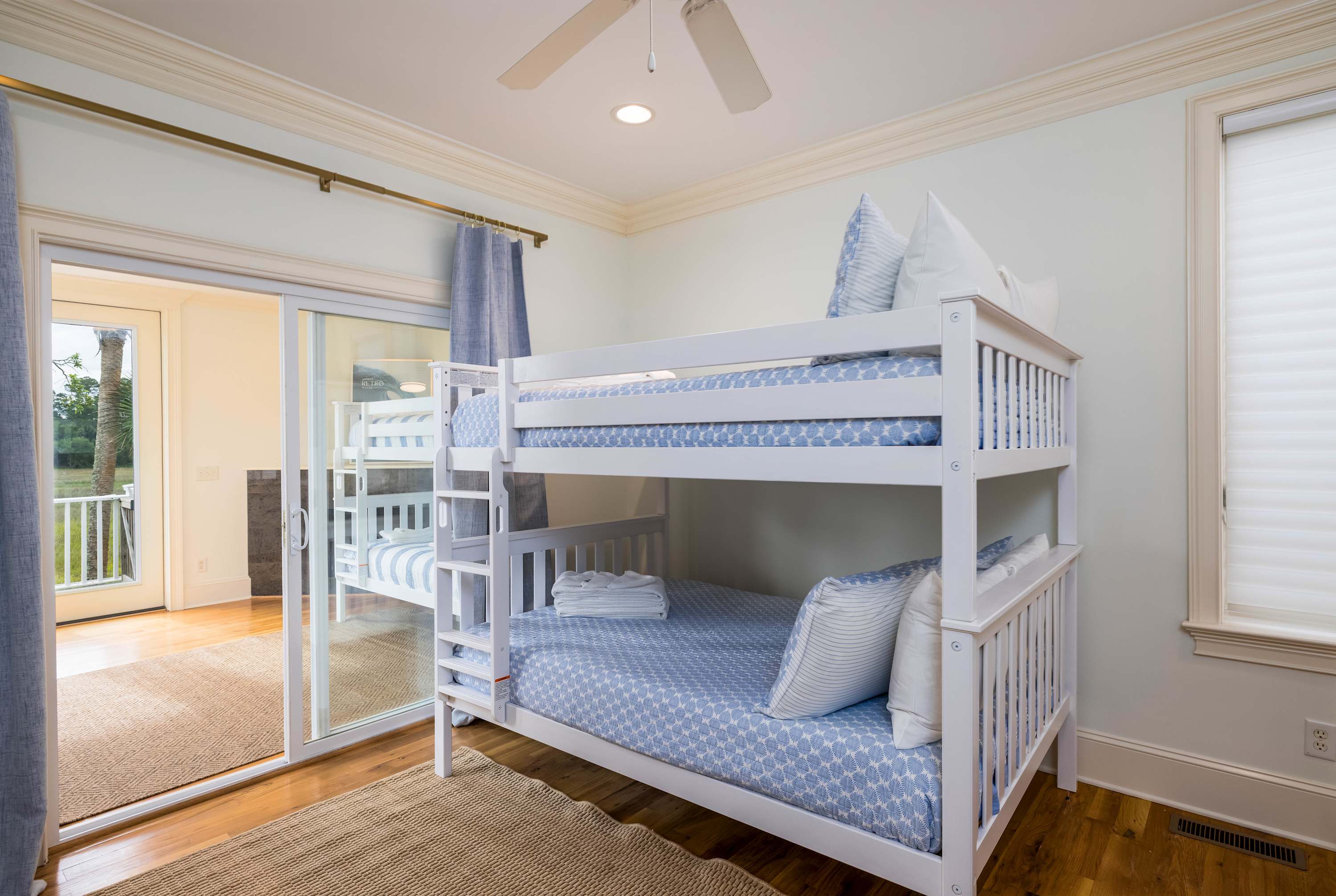 1st Level Bedroom with Double over Double Bunkbed