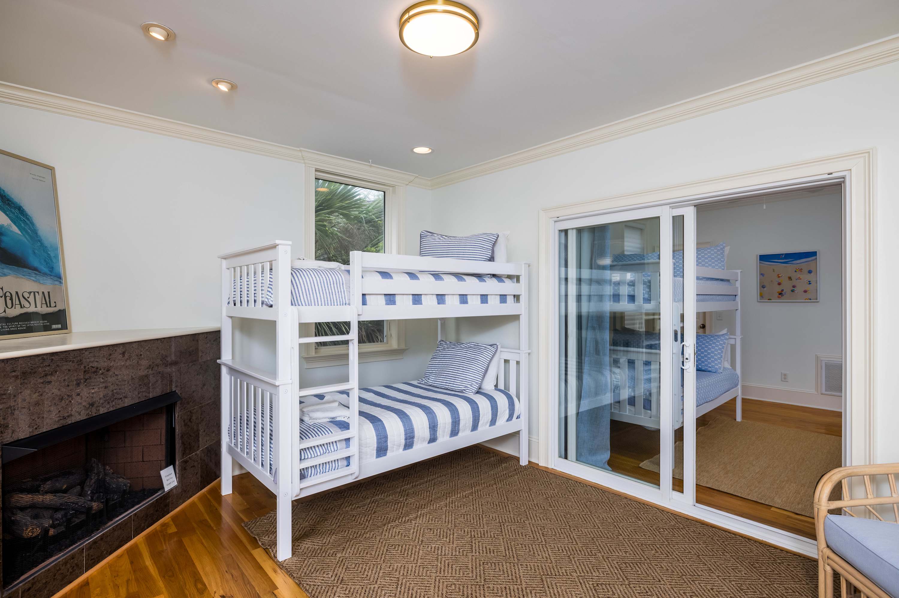 1st Level Bedroom with Twin over Twin Bunkbeds