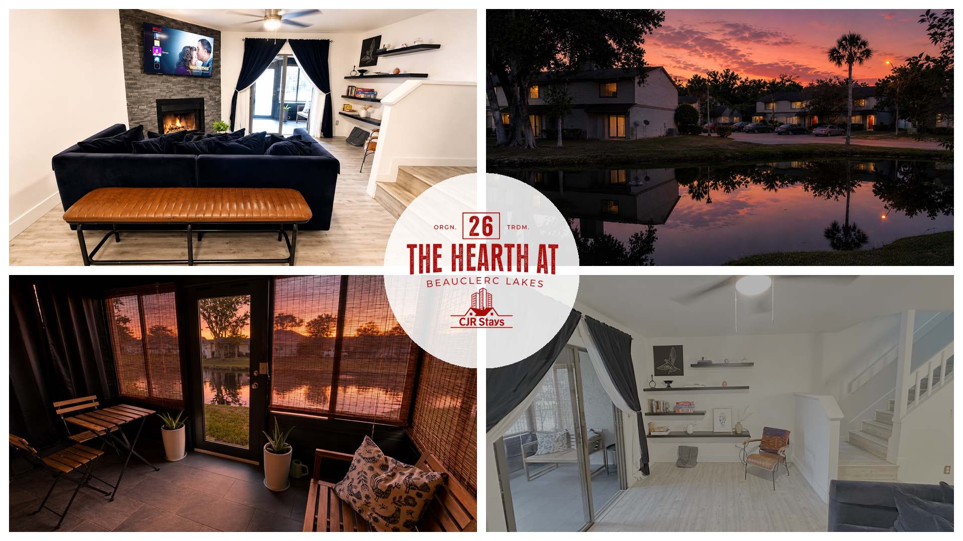 Lakefront | Long Term Friendly | Cozy Fireplace - Jacksonville, FL