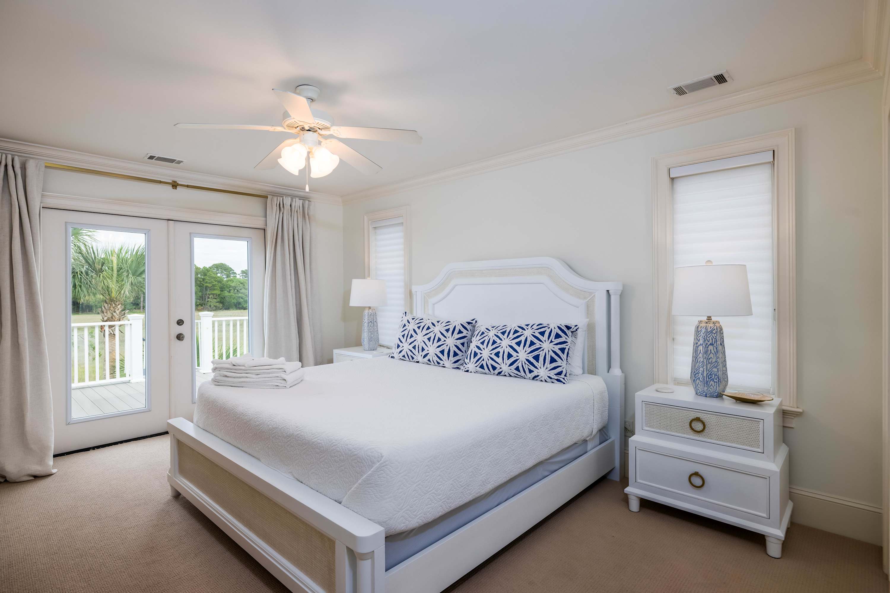 2nd Level Primary with King Bed, Full En Suite Bathroom and Balcony Access