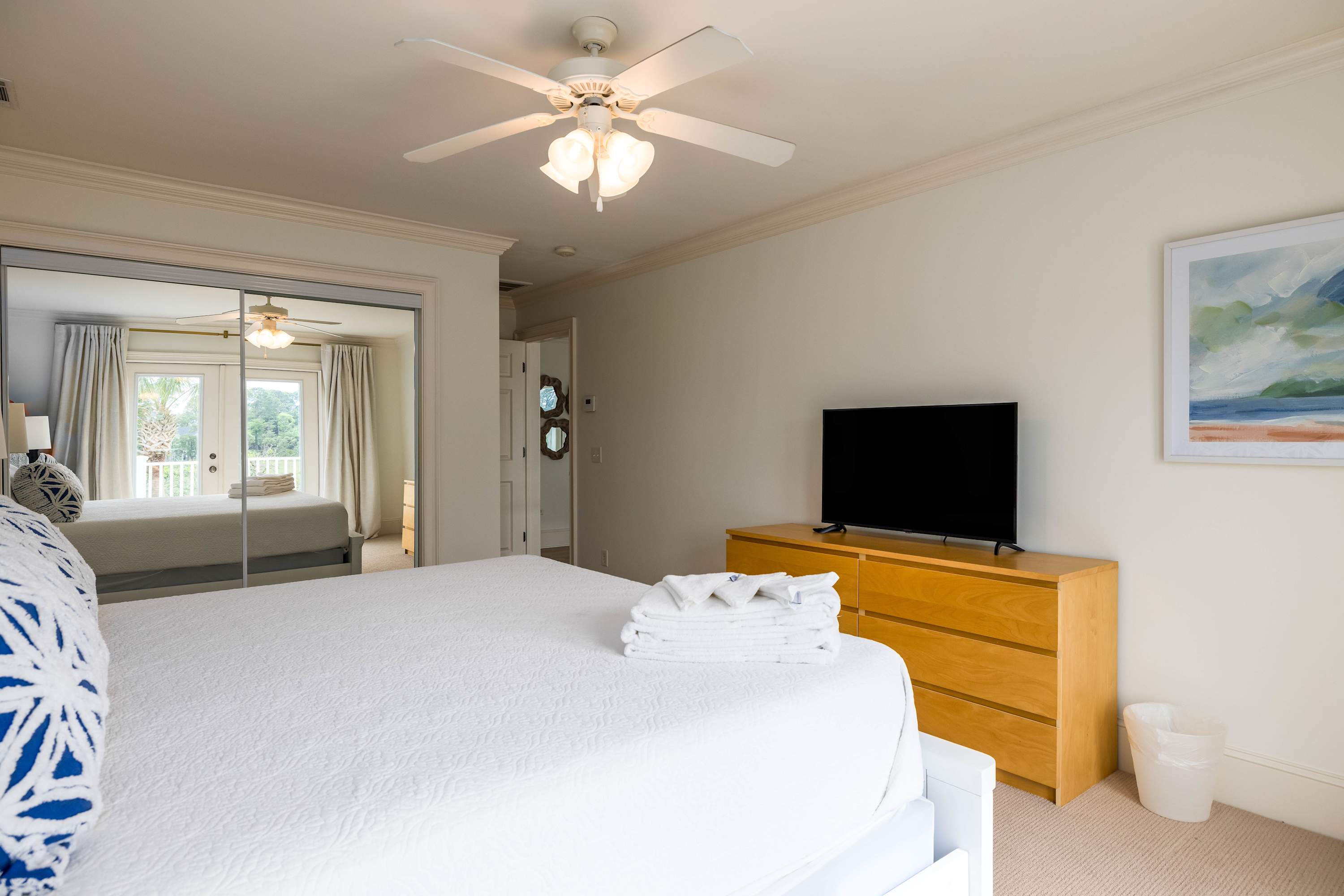 2nd Level Primary with King Bed, Full En Suite Bathroom and Balcony Access