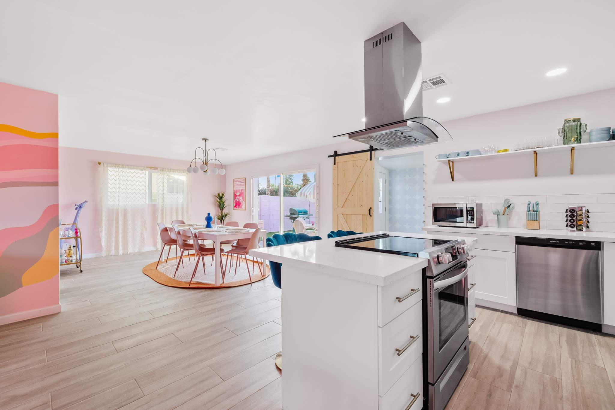 Playful 4BR retreat w/ heated pool & backyard