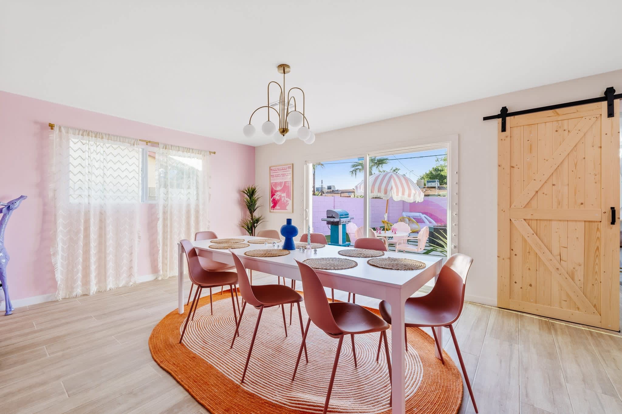 Playful 4BR retreat w/ heated pool & backyard