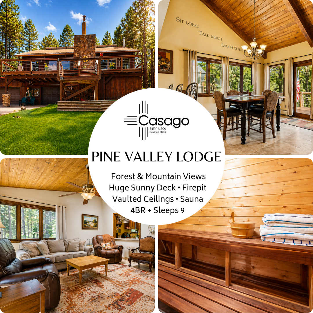 Pine Valley Lodge - Views, Deck, Firepit & Sauna - Angel Fire, NM