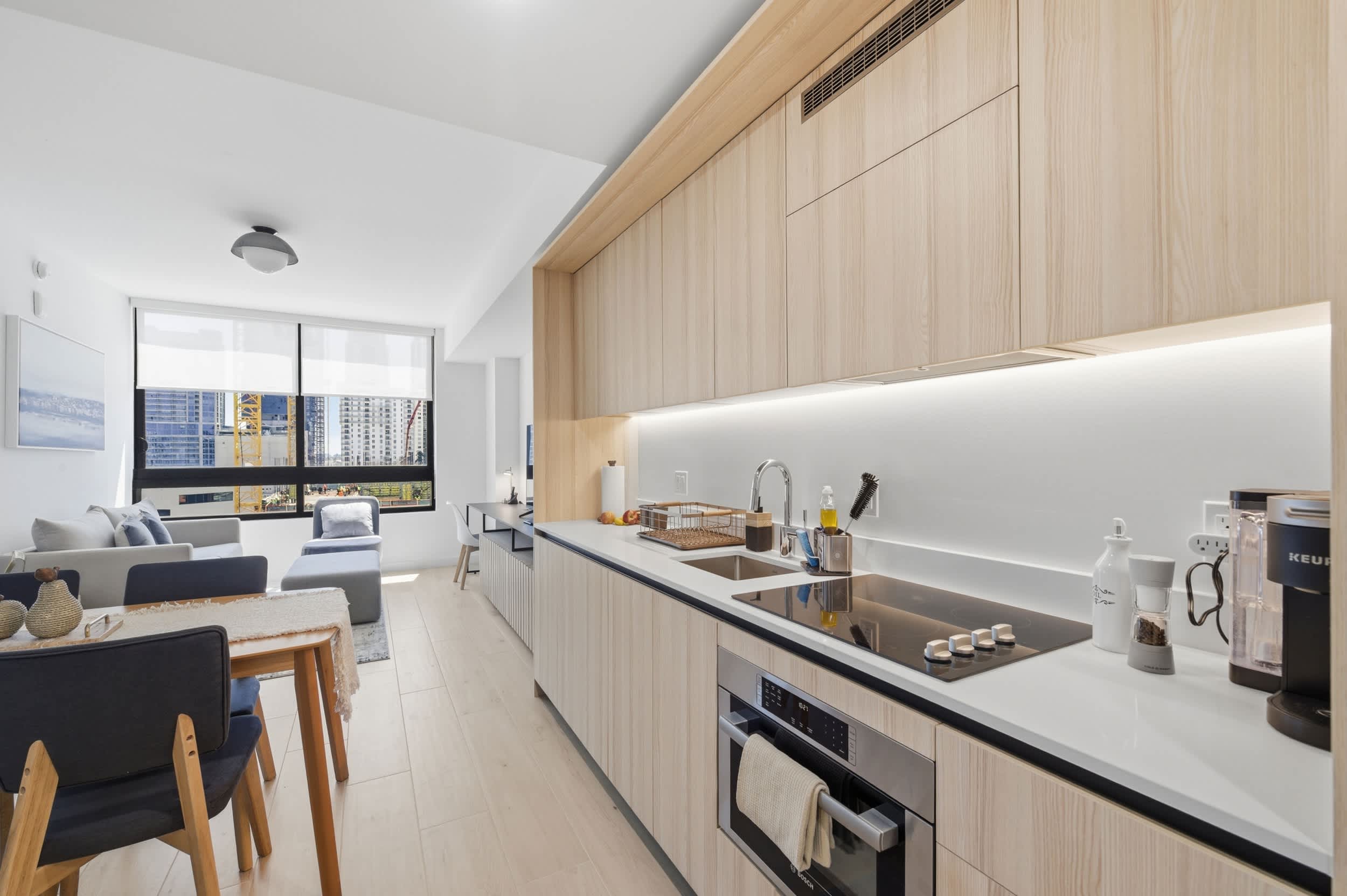 Refined Downtown Miami Residence with Skyline View