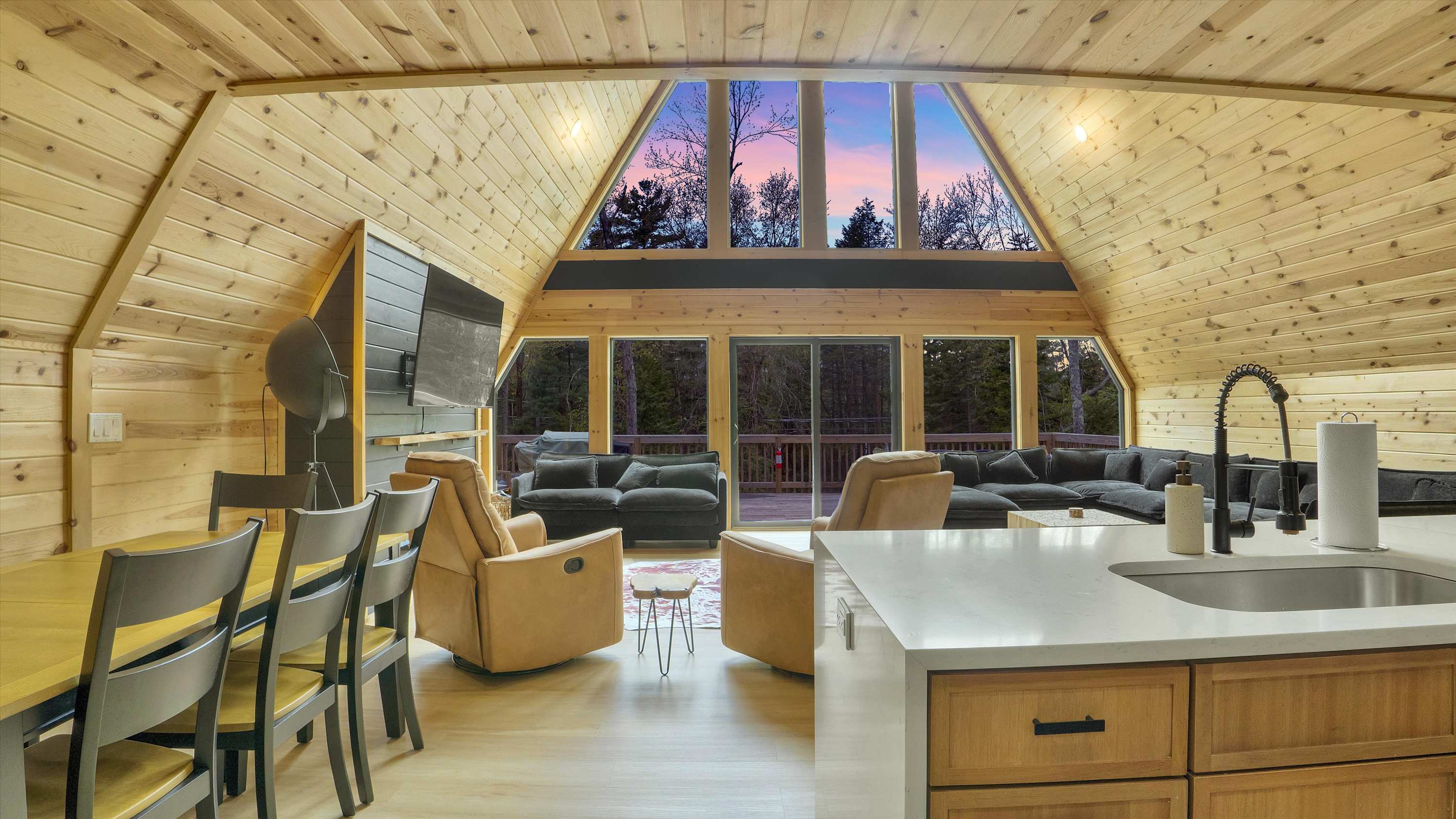 Spacious A-Frame | Hot Tub | Movie Room | Firepit