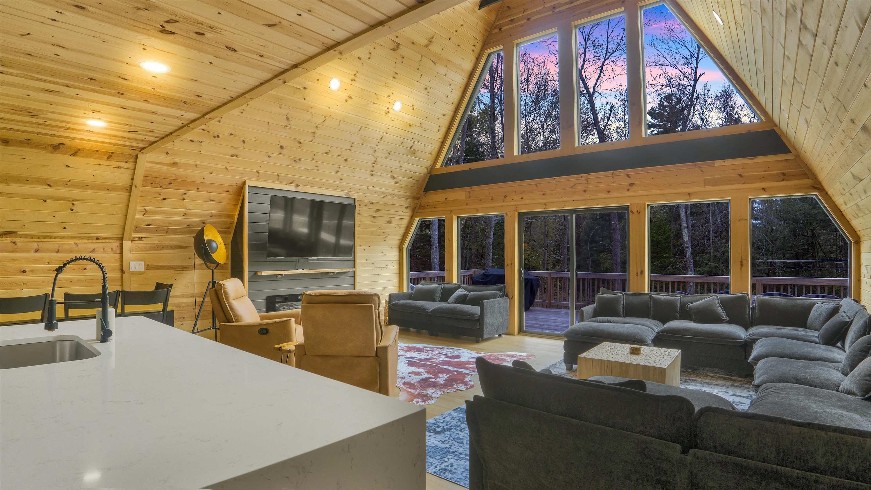 Spacious A-Frame | Hot Tub | Movie Room | Firepit