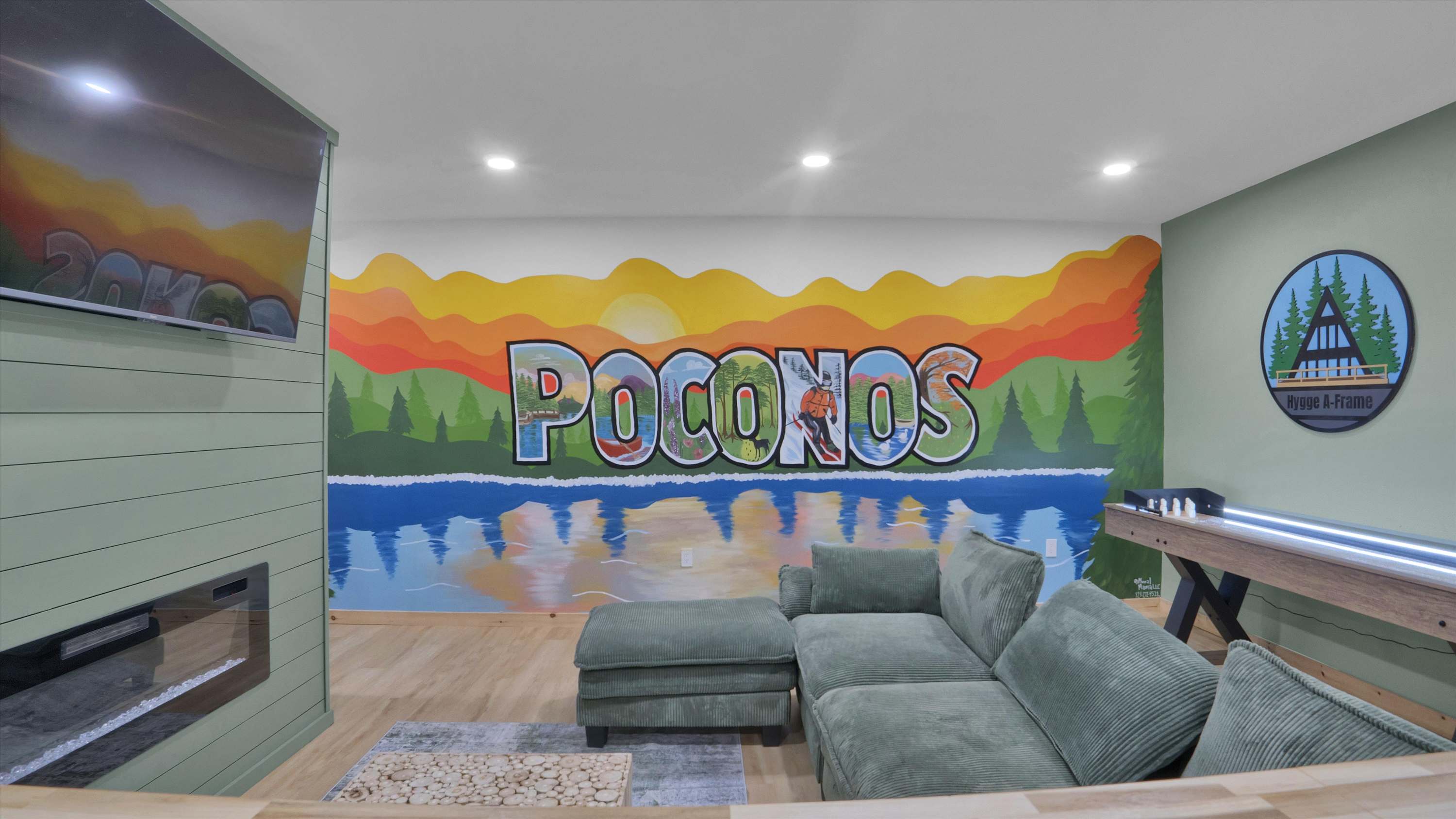 Spacious A-Frame | Hot Tub | Movie Room | Firepit