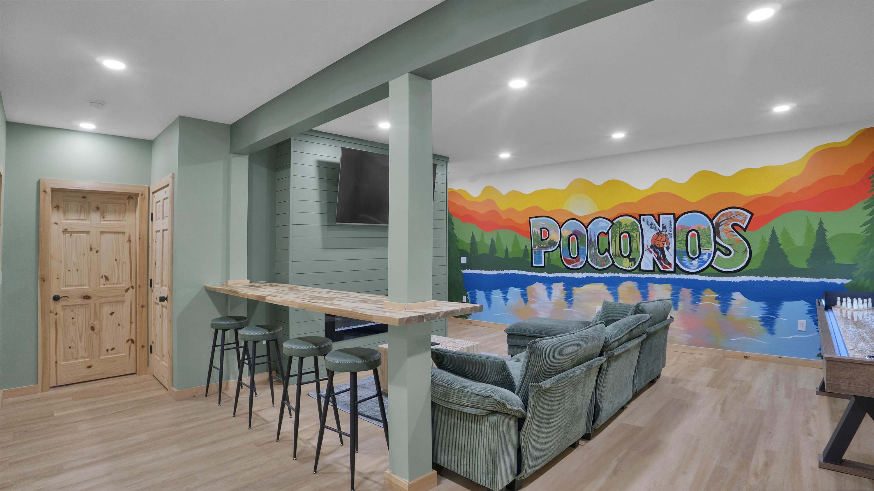 Spacious A-Frame | Hot Tub | Movie Room | Firepit