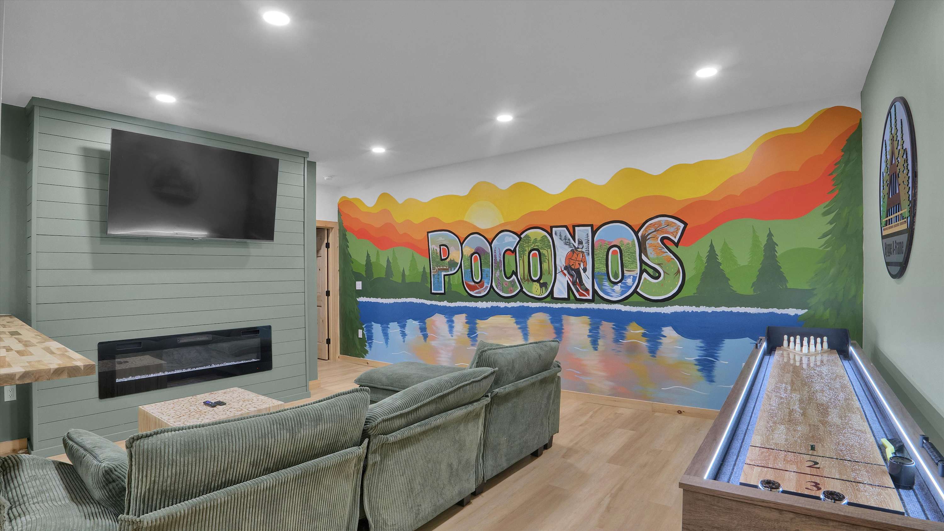 Spacious A-Frame | Hot Tub | Movie Room | Firepit