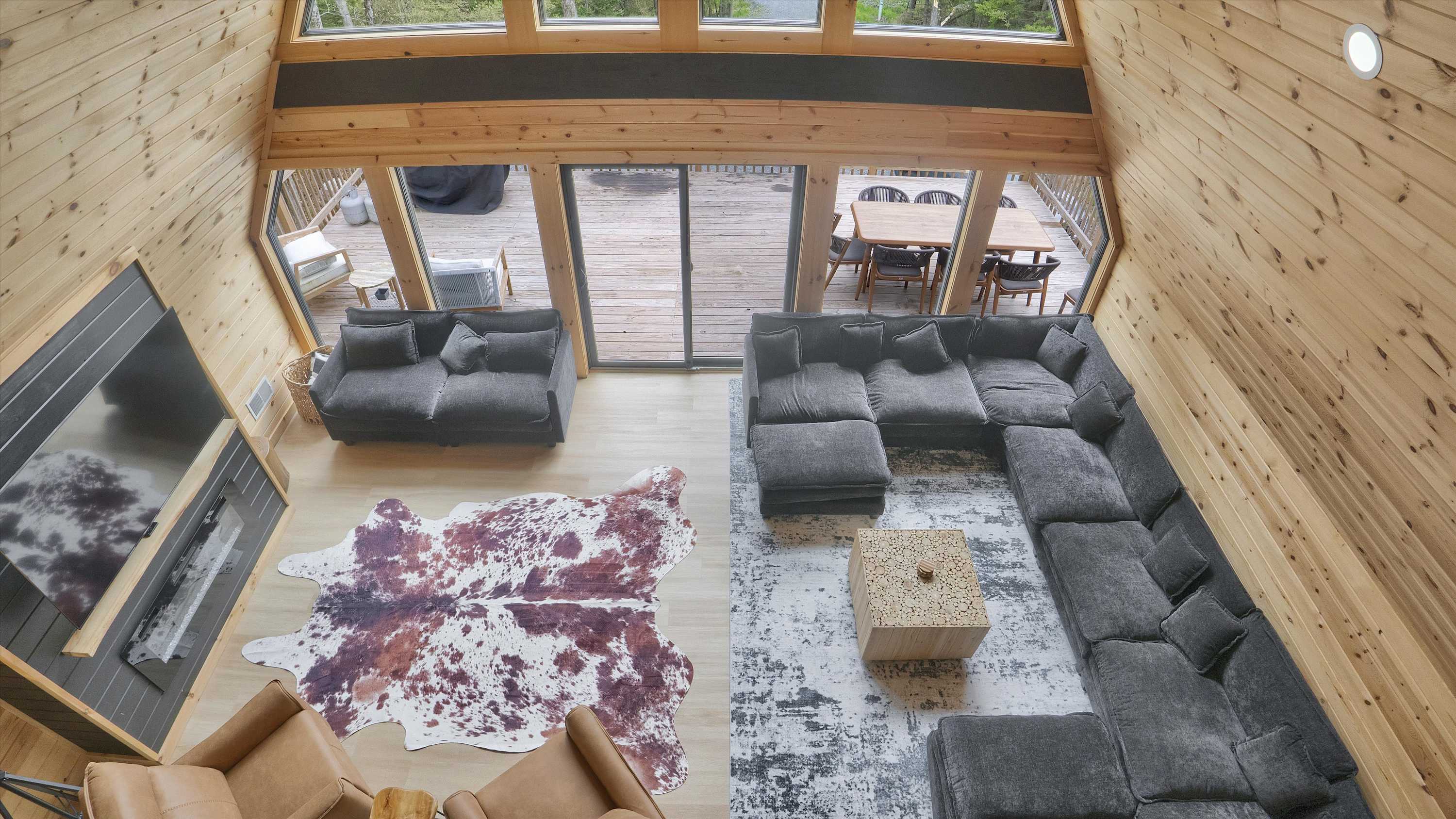 Spacious A-Frame | Hot Tub | Movie Room | Firepit