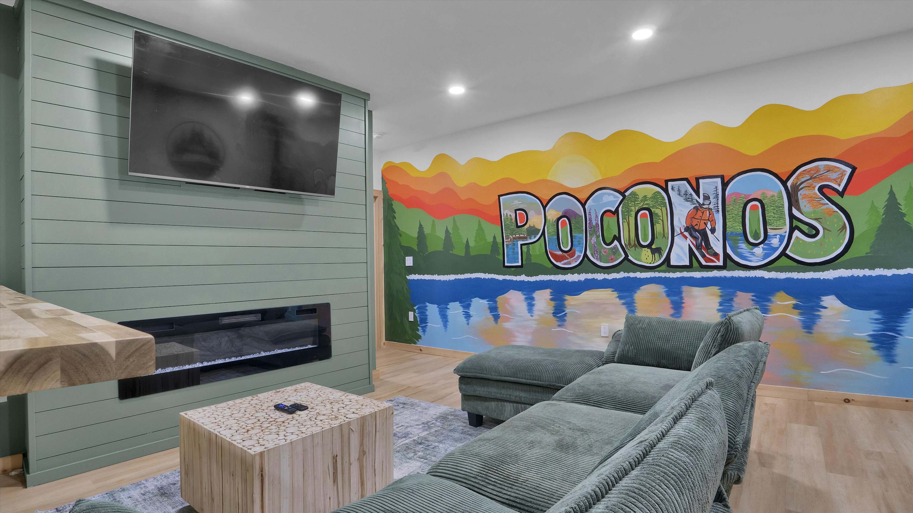 Spacious A-Frame | Hot Tub | Movie Room | Firepit