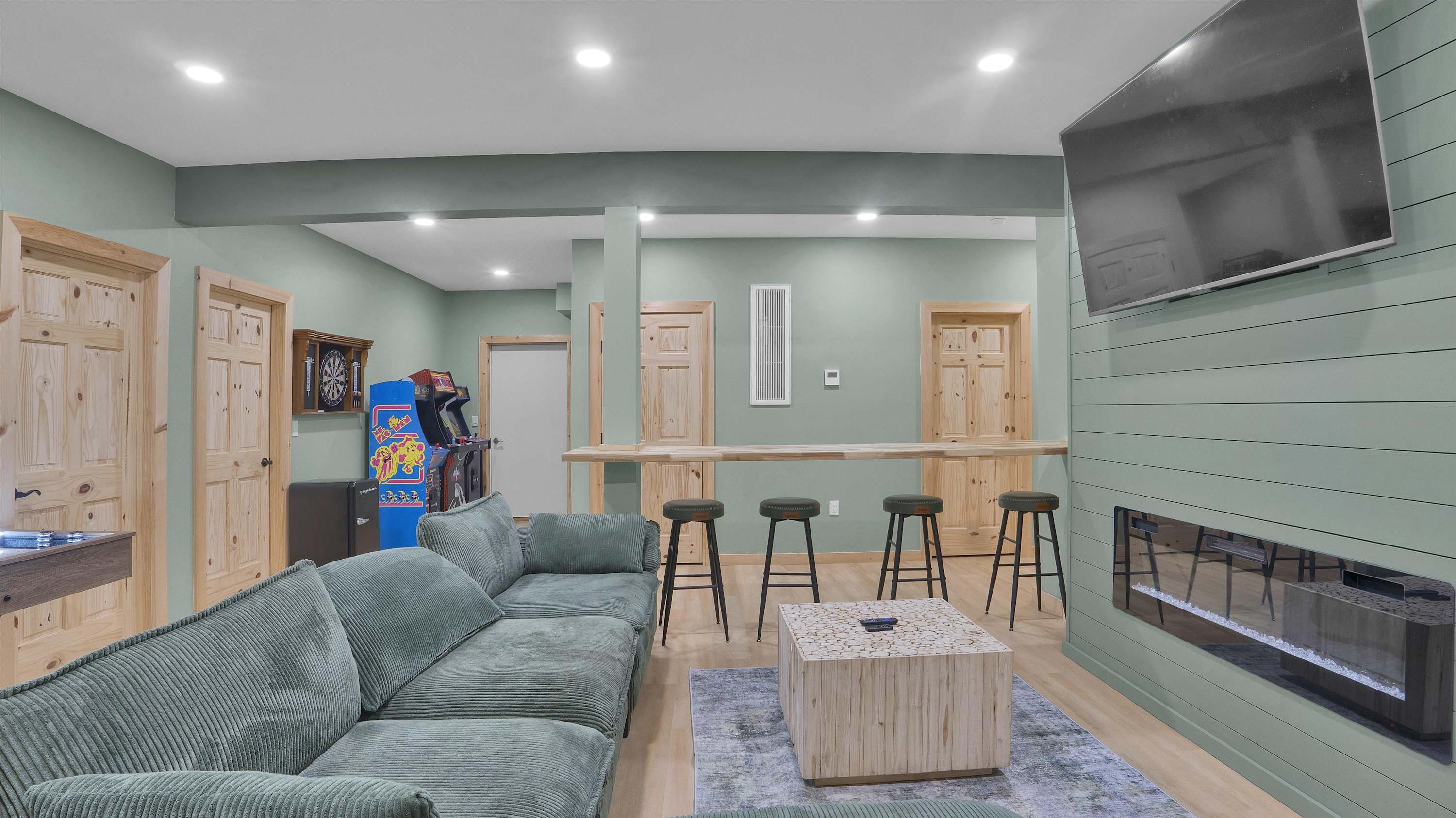 Spacious A-Frame | Hot Tub | Movie Room | Firepit