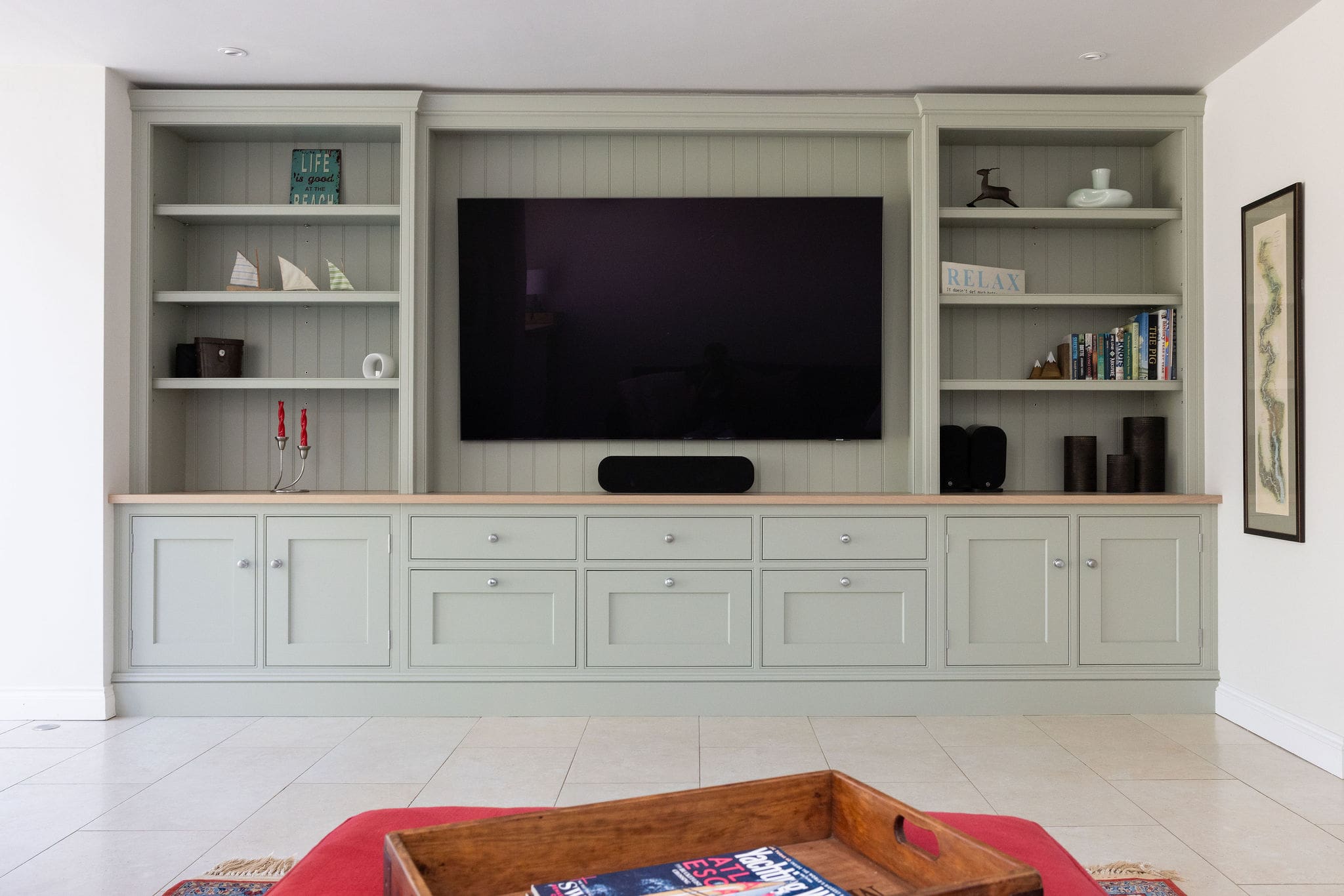Smart TV area, perfect for movie nights