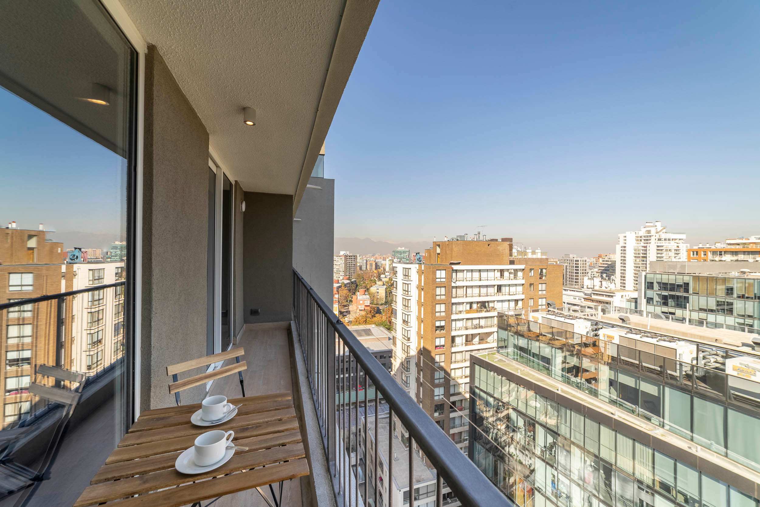Enjoy stunning city views from your private balcony, perfect for morning coffee or evening relaxation.