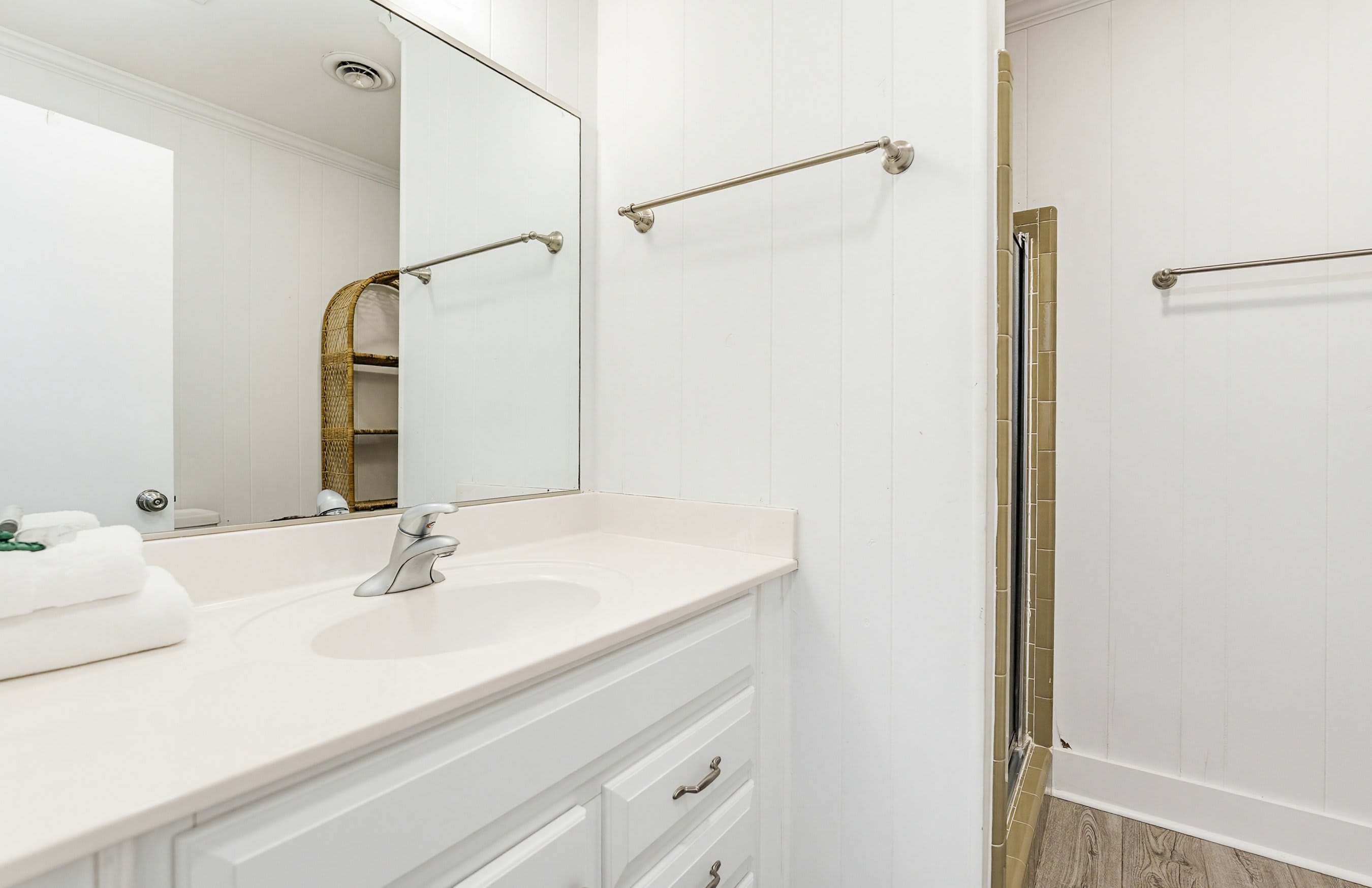 Downstairs Shared Bathroom with Shower