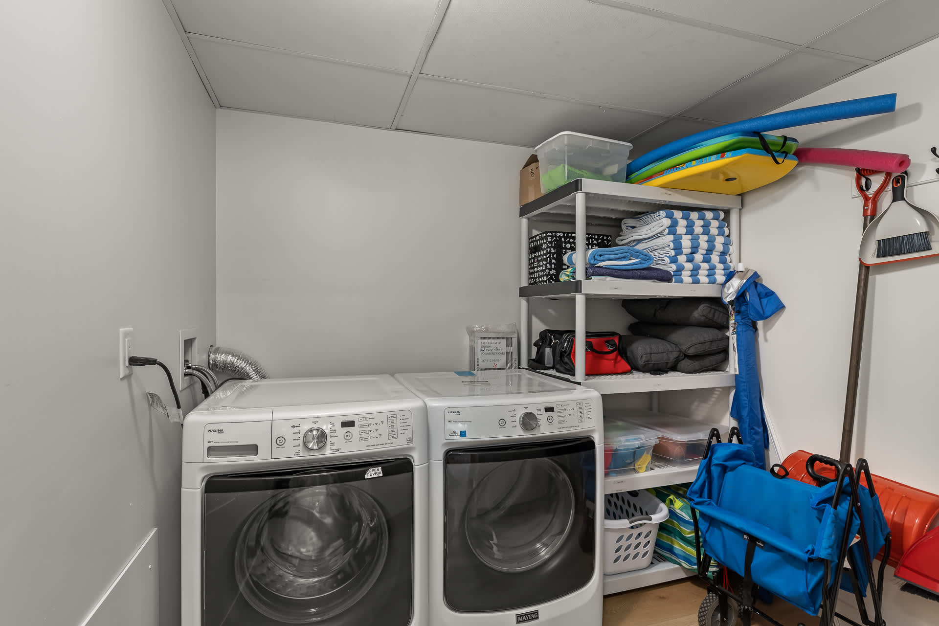 Laundry/Storage Room | Discovery Bay 108 in Kelowna, British Columbia by Luxus Vacation Properties
