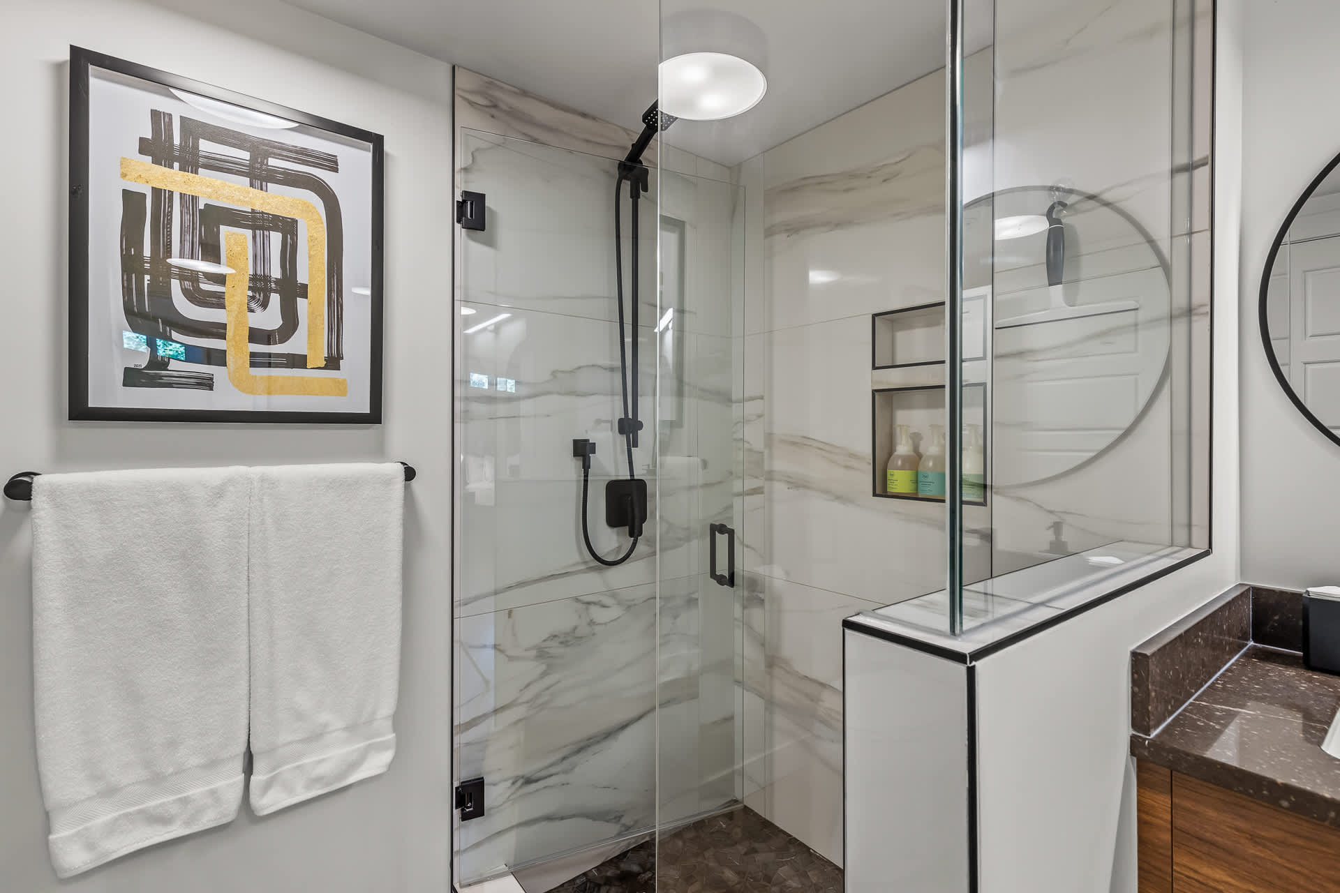 Primary Bathroom | Discovery Bay 108 in Kelowna, British Columbia by Luxus Vacation Properties
