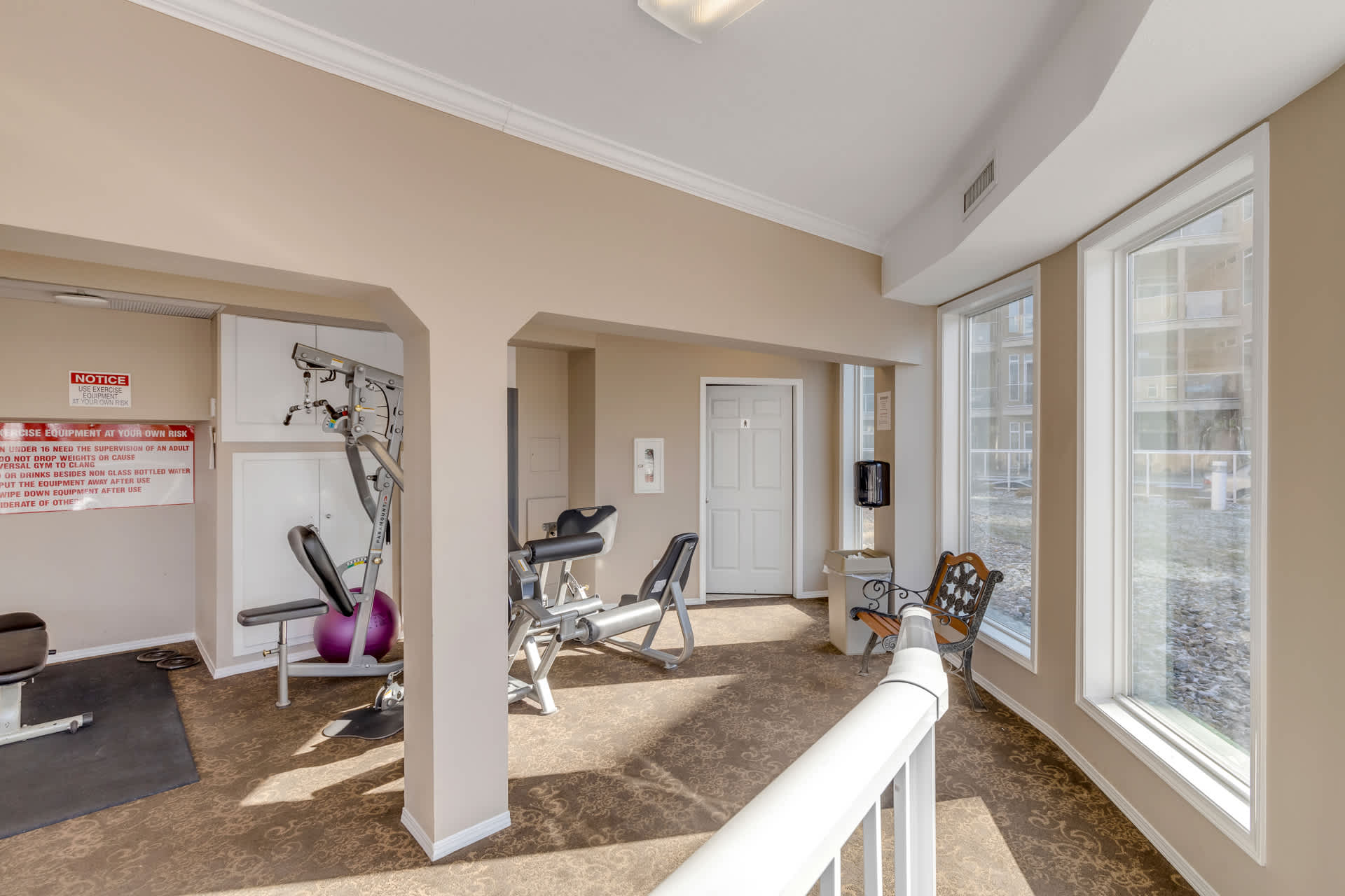 Gym | Discovery Bay 108 in Kelowna, British Columbia by Luxus Vacation Properties