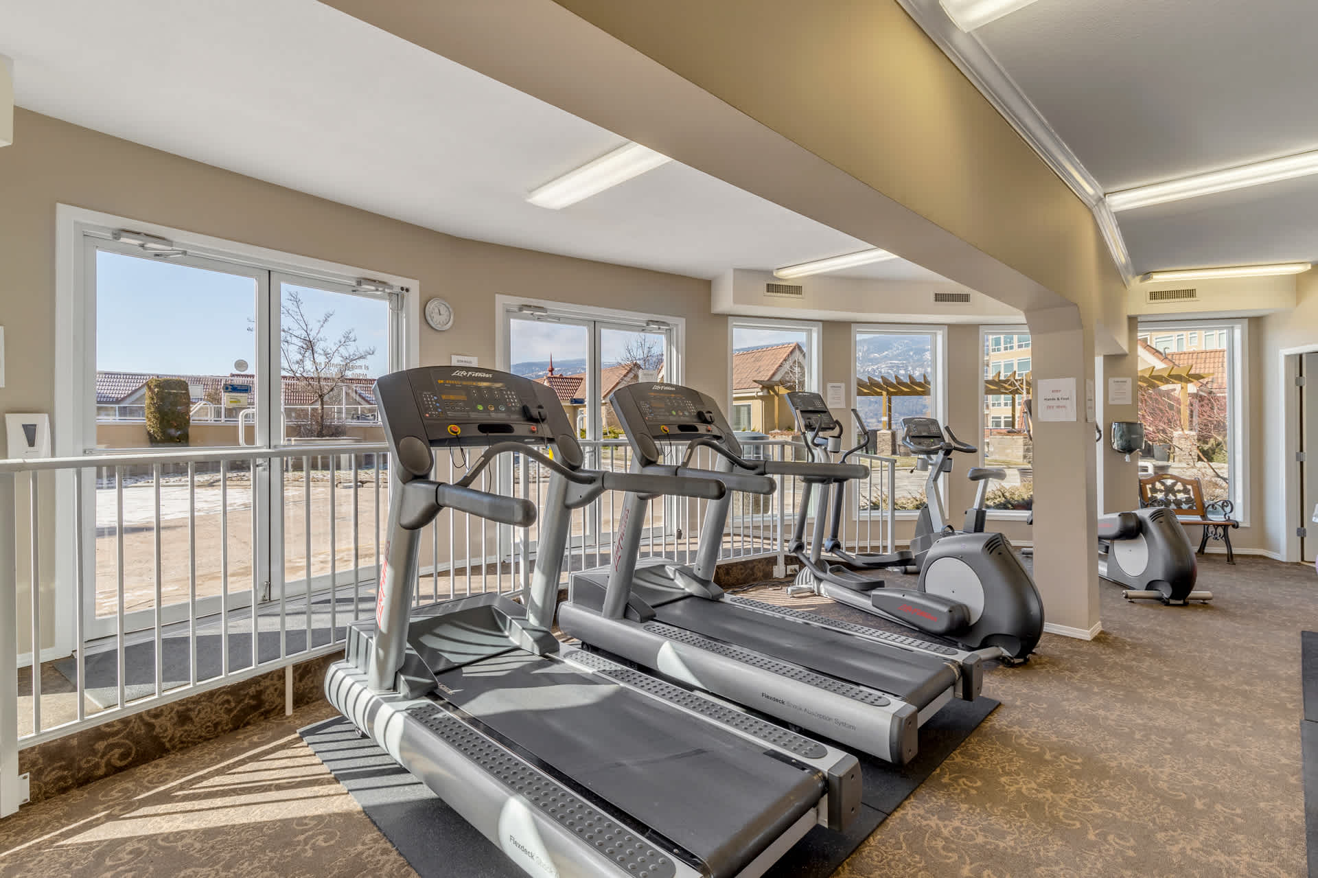 Gym | Discovery Bay 108 in Kelowna, British Columbia by Luxus Vacation Properties