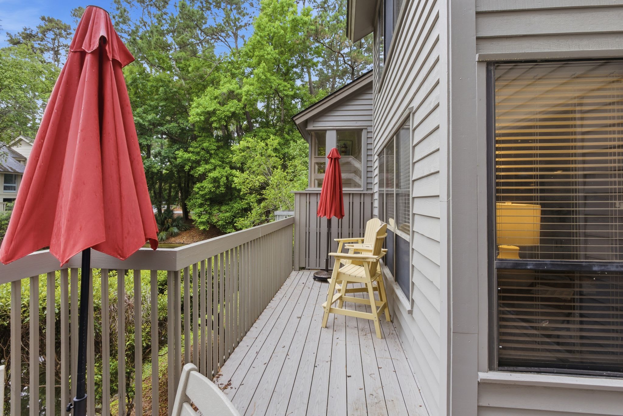 Back Porch with Grill and View of Lagoon