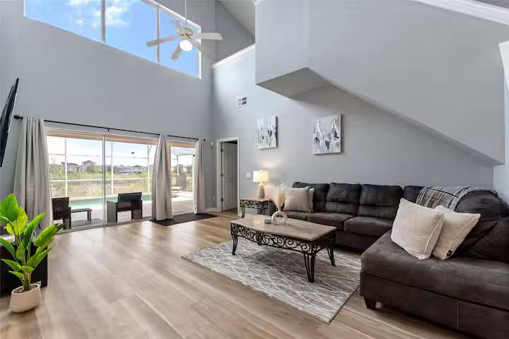 Spacious home with private pool & hot tub