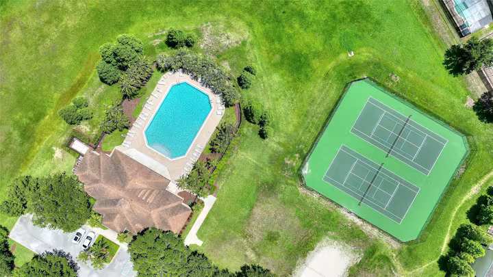 Spacious home with private pool & hot tub