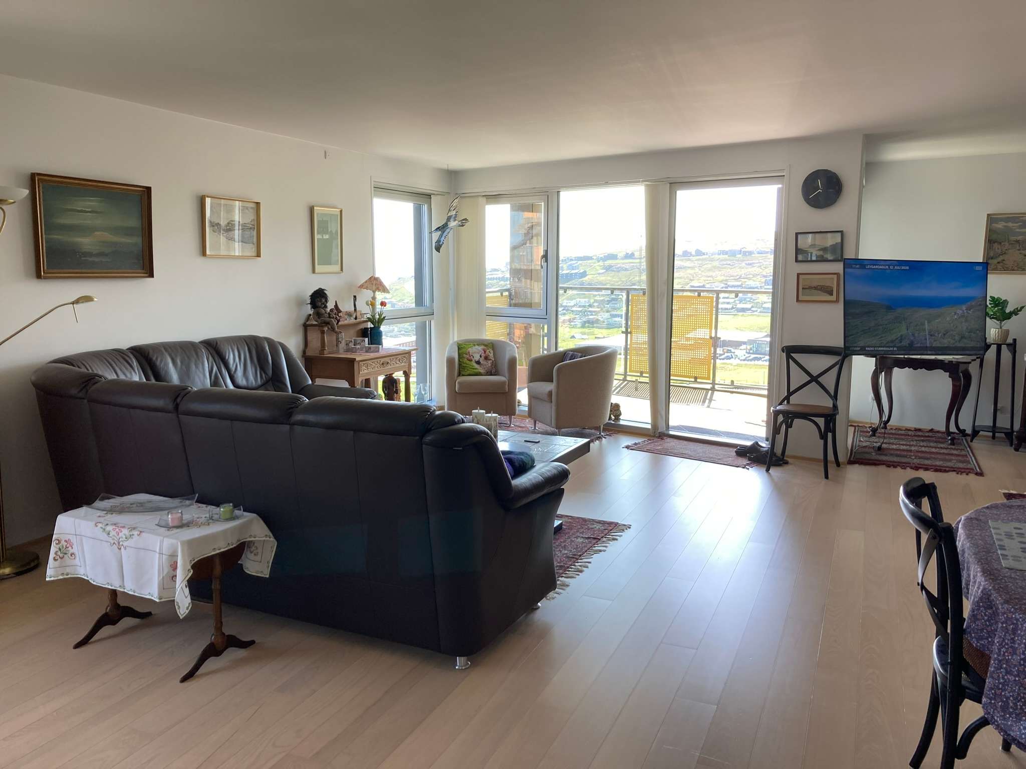 Panoramic Views of Torshavn and Nolsoy Fjord