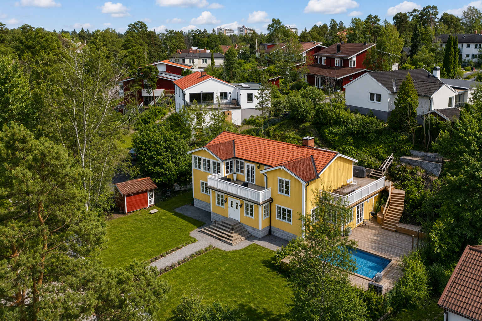 Luxury Villa with Pool & Spa near Stockholm