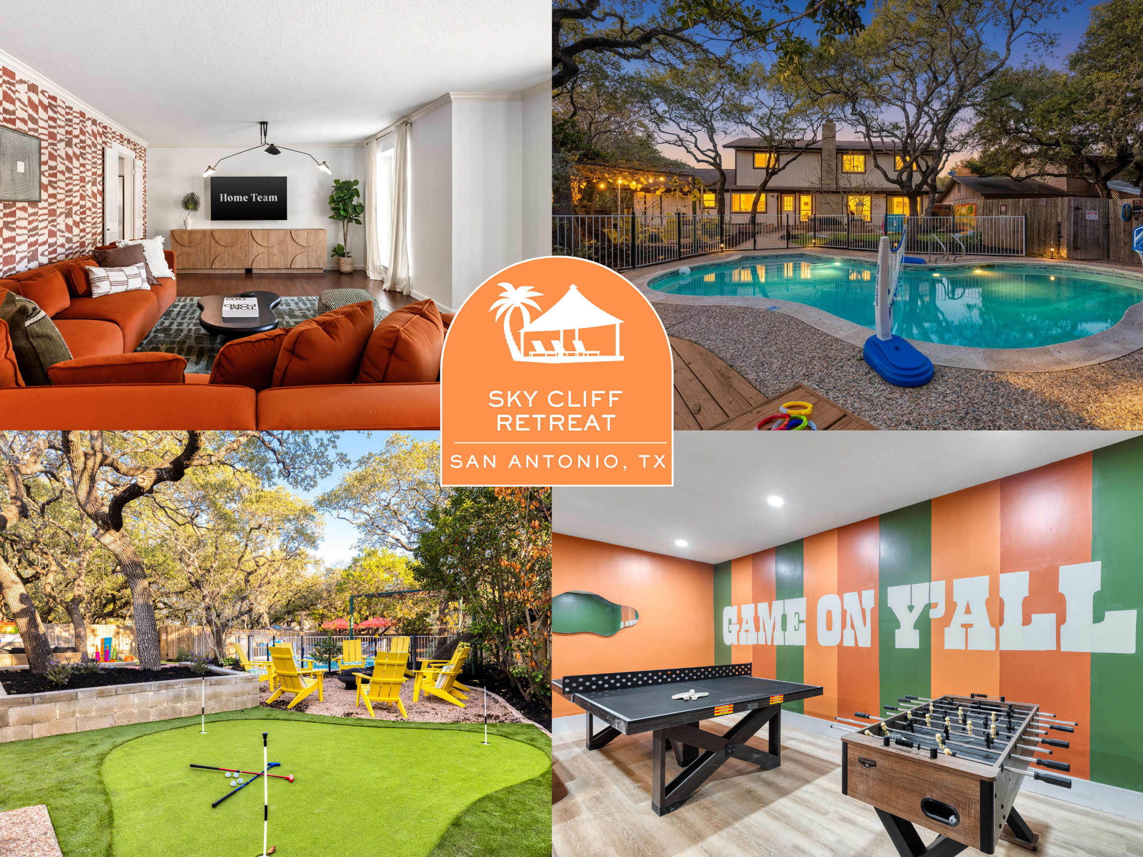 Sleeps 14 | Pool + Hot Tub | Near Airport - San Antonio, TX