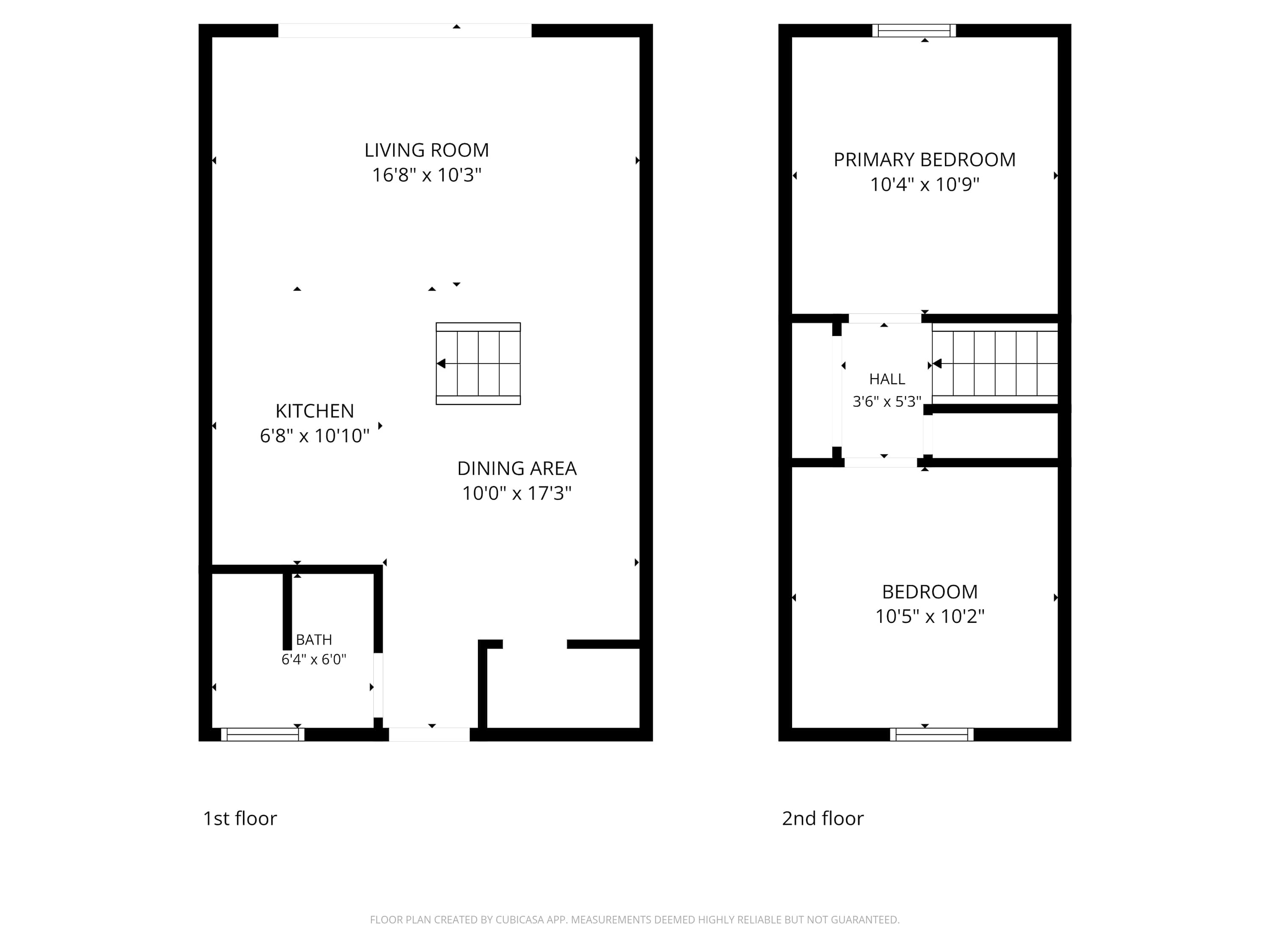 Chalet 16's Floor Plan Layout.