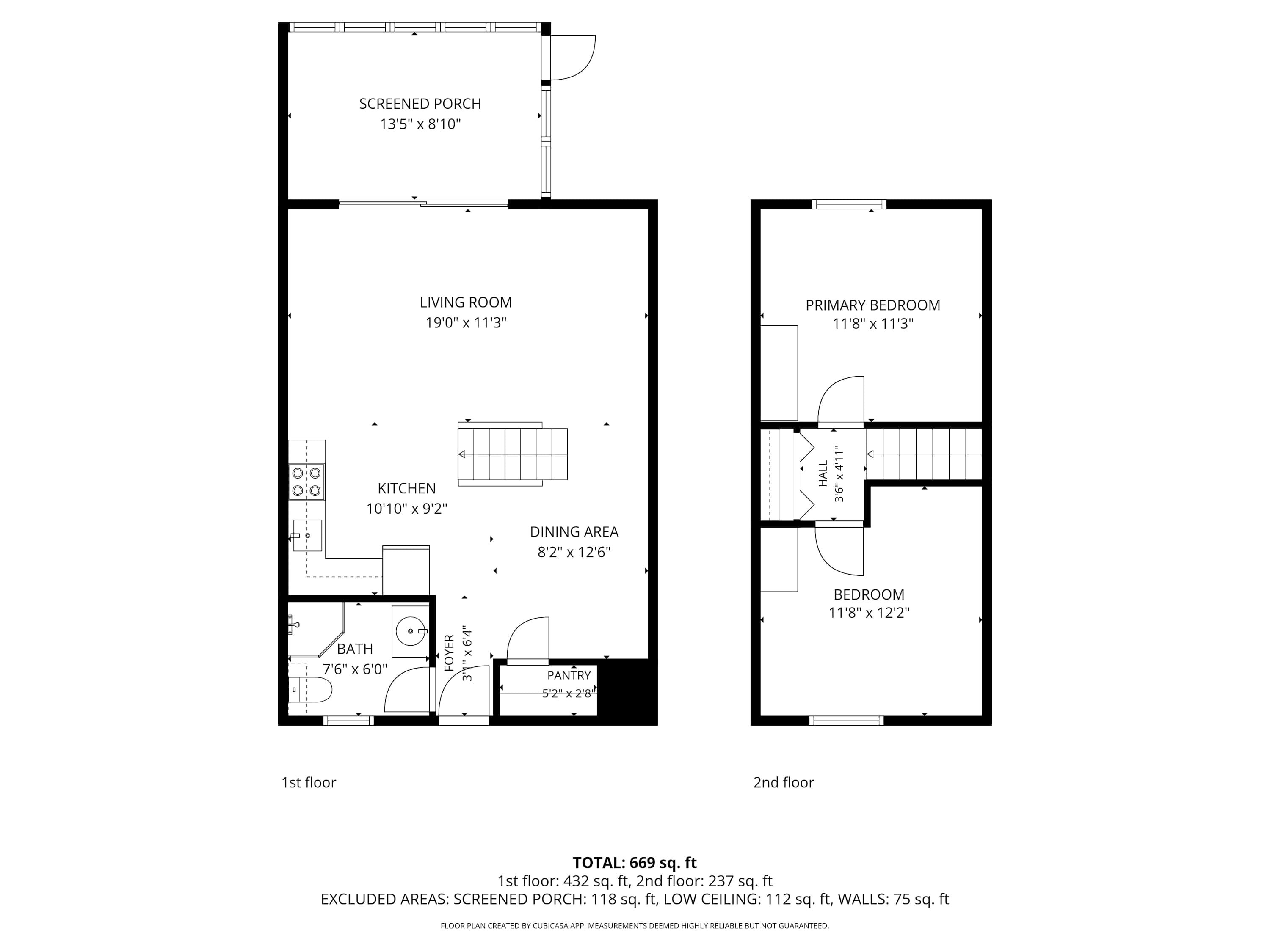 Chalet 80's Floor Plan Layout.