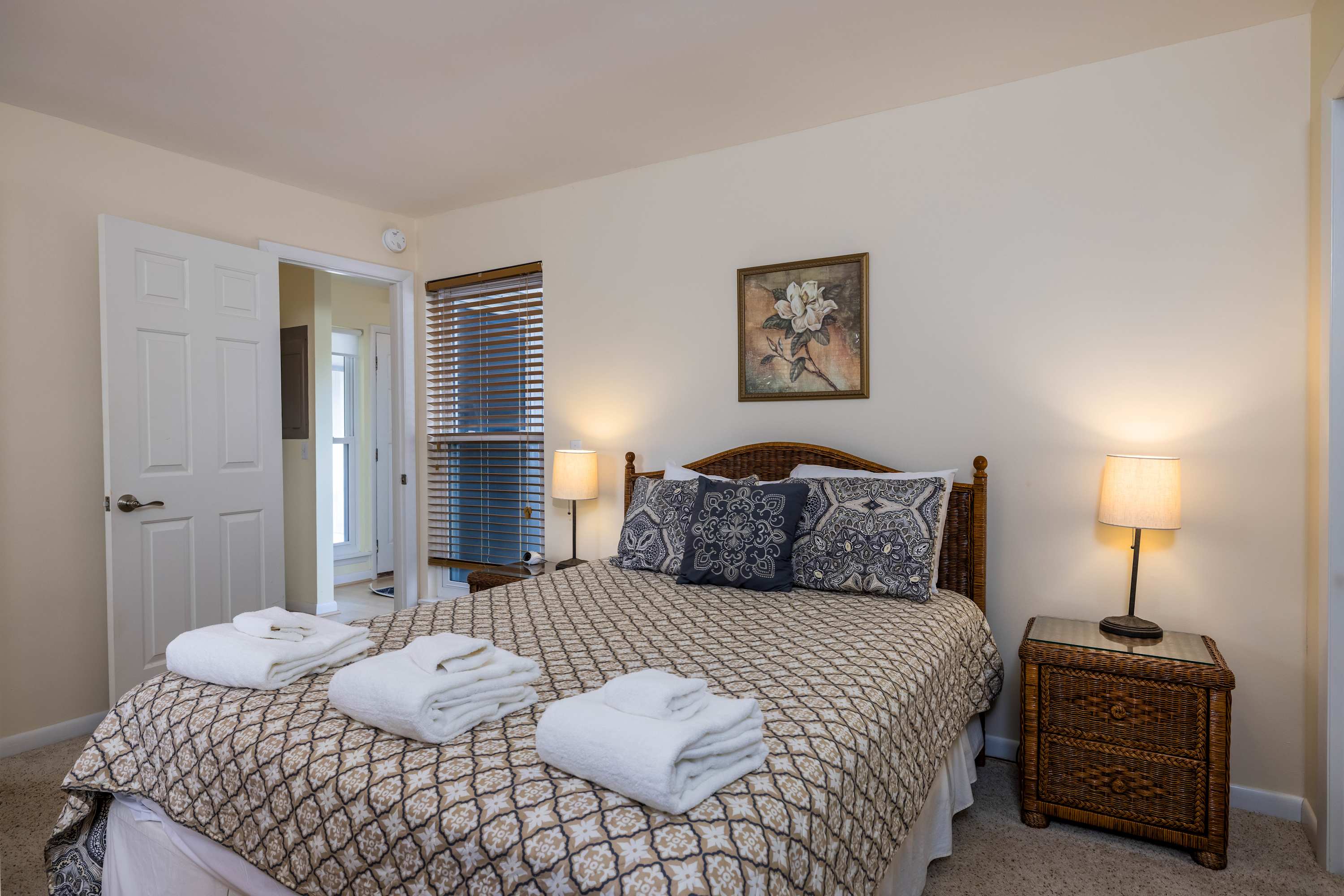 Guest bedroom 1 with en suite full bath
