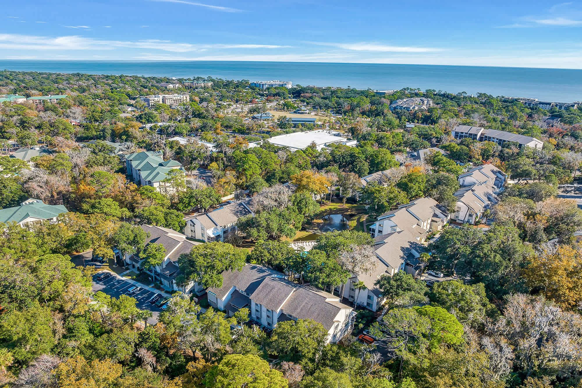Aerial view of Springwood Villas