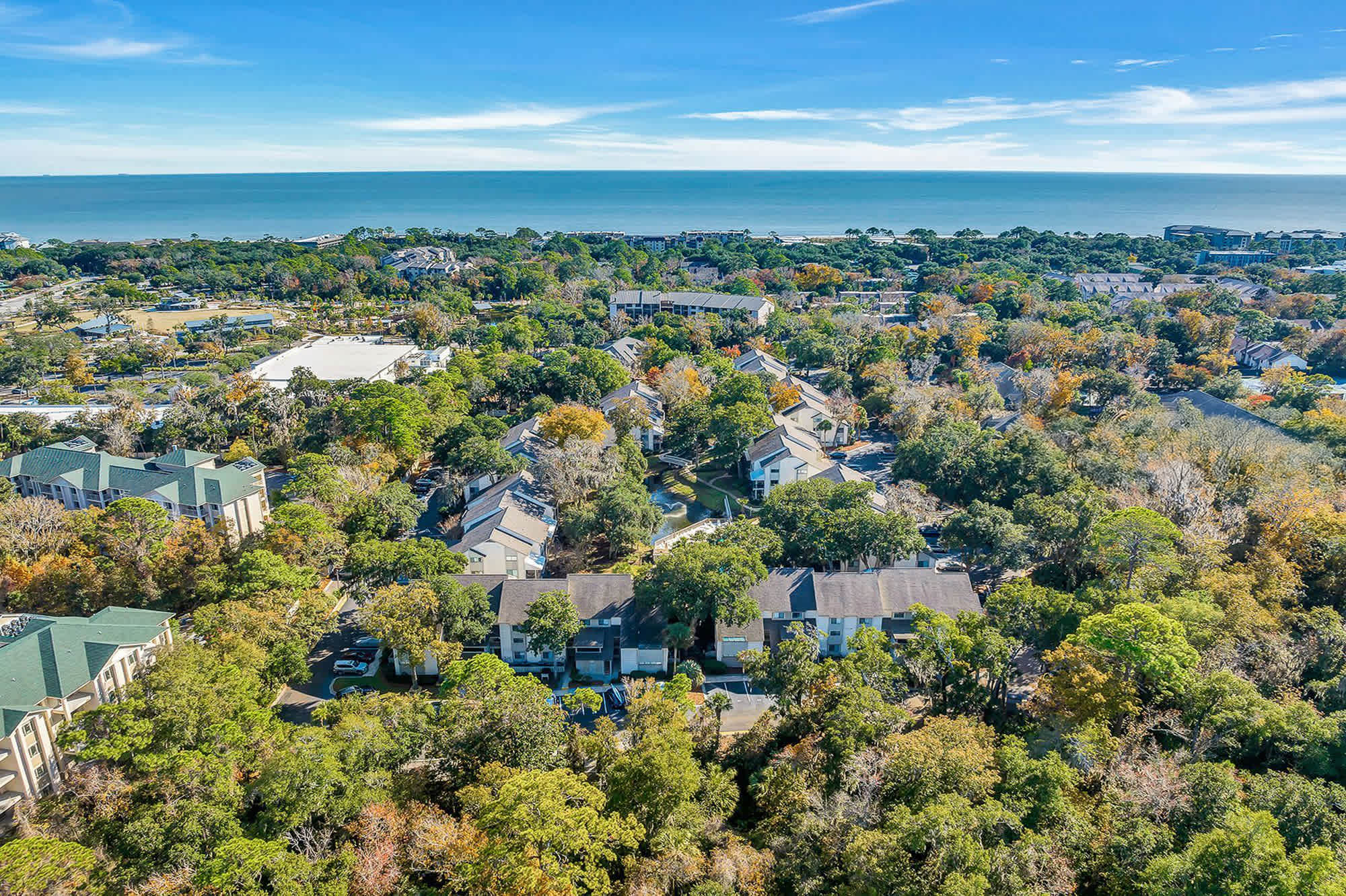 Aerial view of Springwood Villas