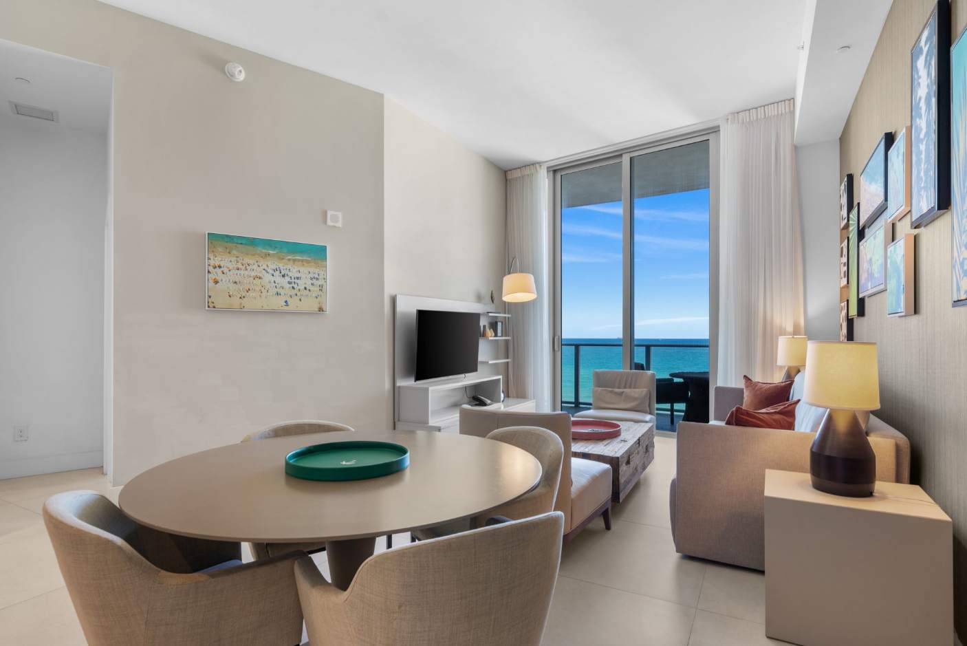 Beachfront Condo Front Oceanview Balcony and Pools