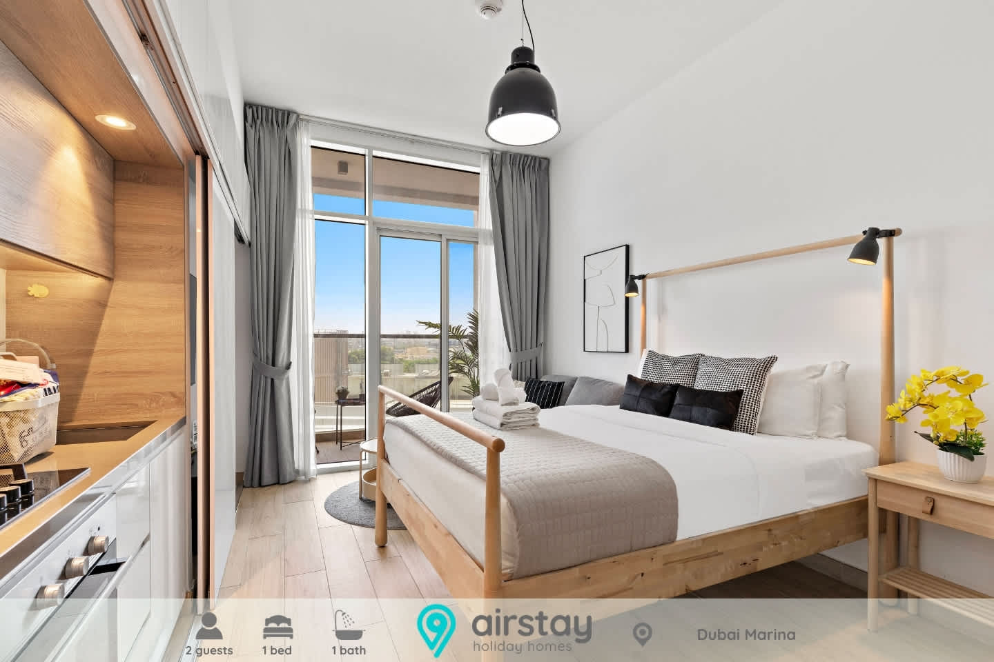 Airstay | Chic Studio Escape | Dubai Marina