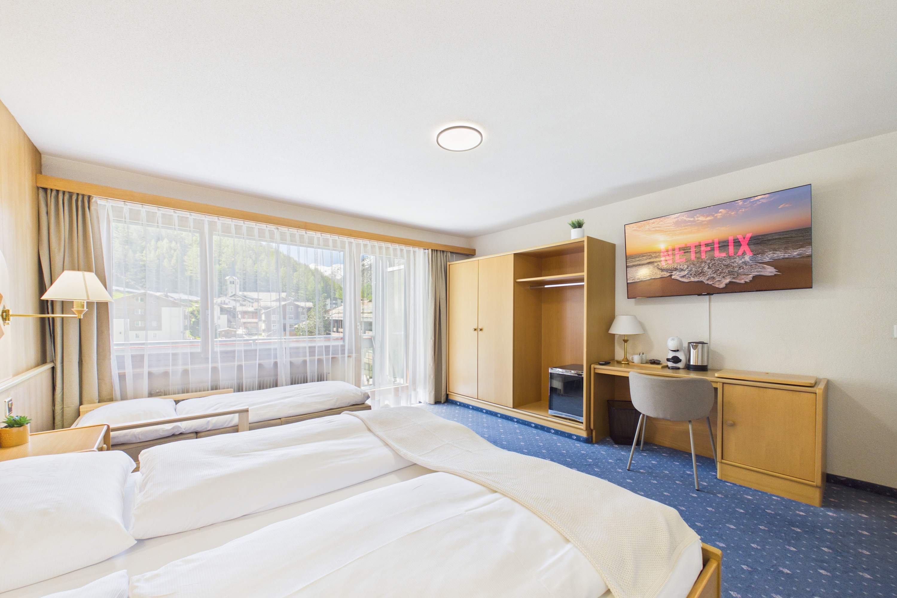 Suite for 3 with Mountain View near SaasFee — 3