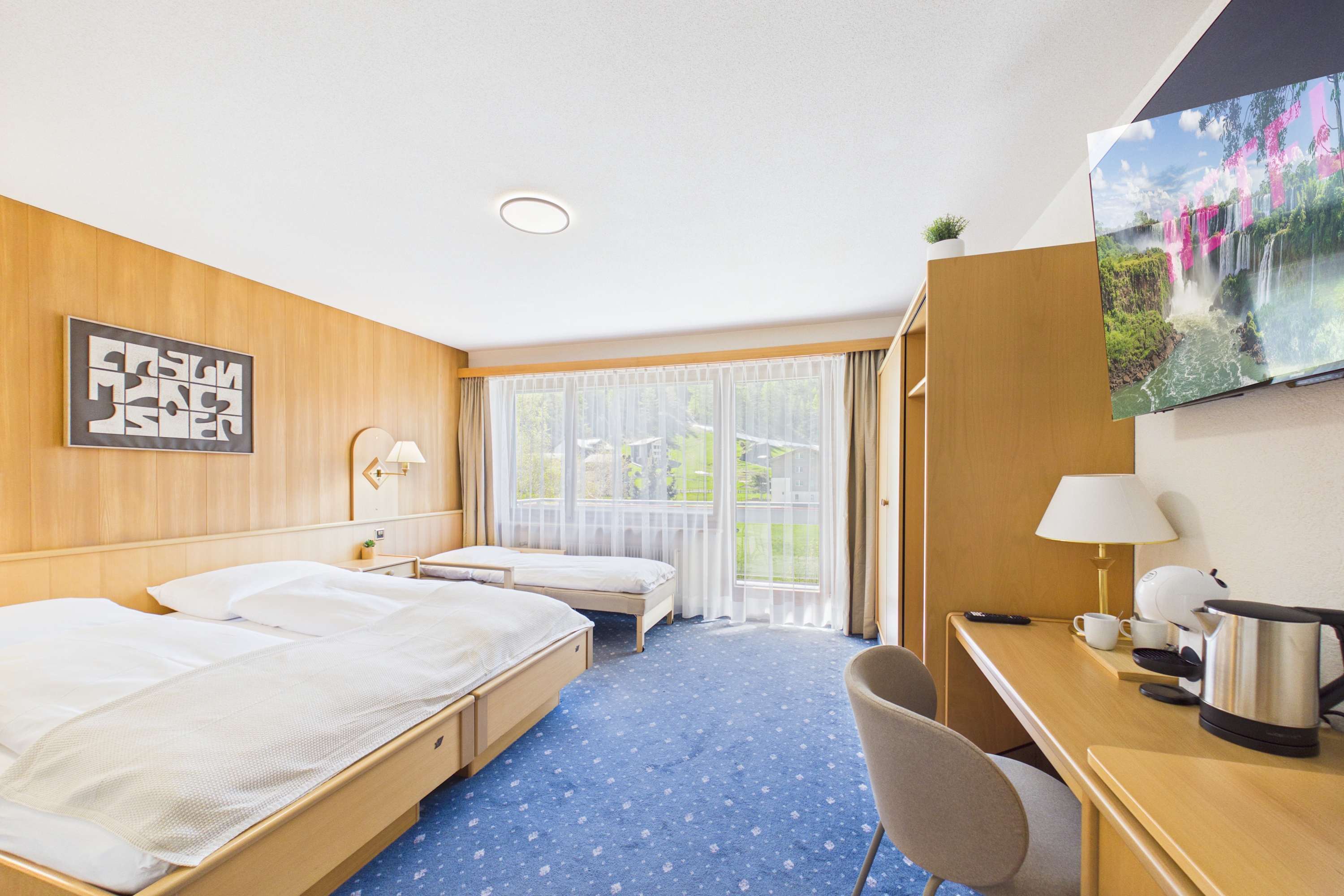 Suite for 3 with Mountain View near SaasFee — 2