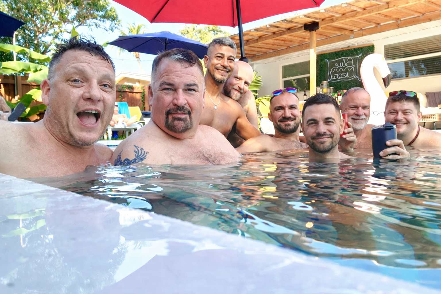 Men Only Nude Optional | Heated Pool & Spa | Breeze Room at BlueLizard - Foto 9