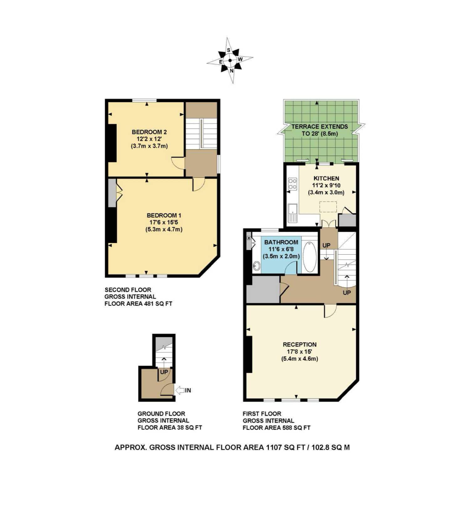 View The Sun Deck Townhouse in 69a Stoke Newington Church Street N16 0AR The Sun Deck Townhouse in 69a Stoke Newington Church Street N16 0AR - Property image 33 - VivreStays